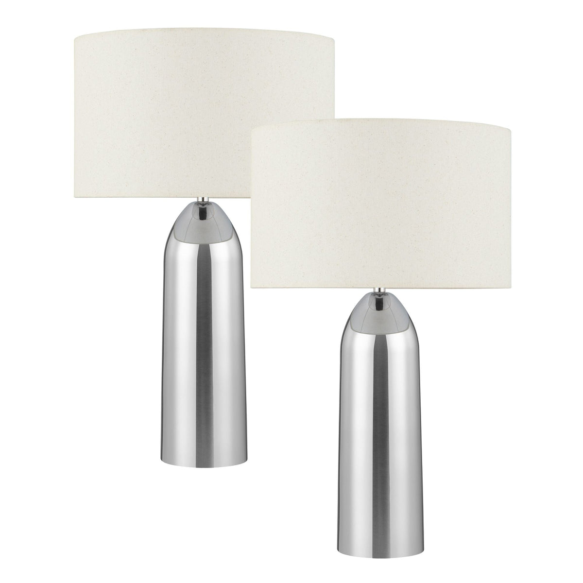 Callisto Table Lamp Chrome (Set of 2)