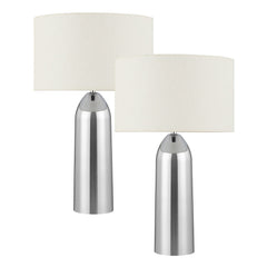 Callisto Table Lamp Chrome (Set of 2)