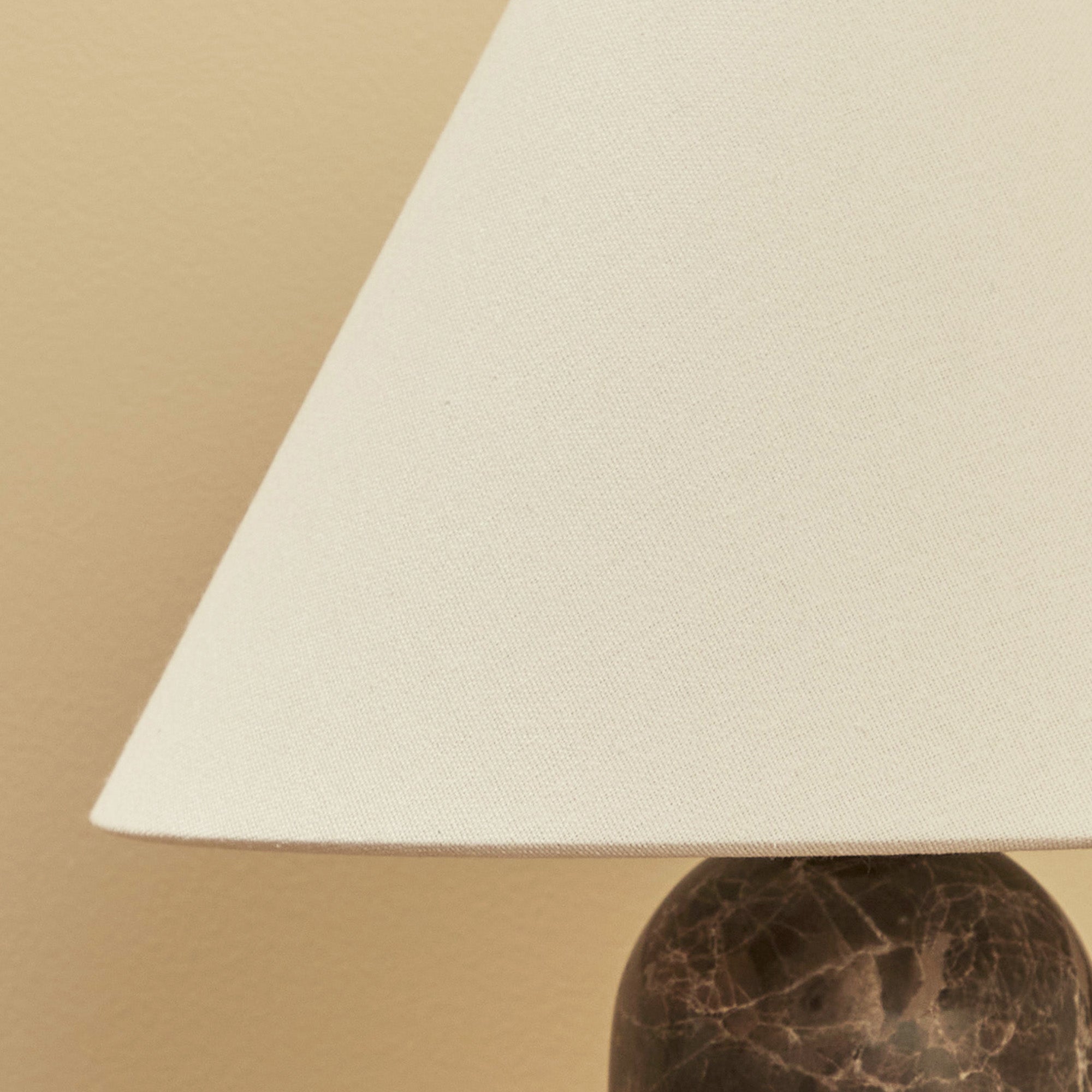 Arabella Marble Table Lamp Cocoa (Set of 2)