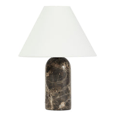 Arabella Marble Table Lamp Cocoa