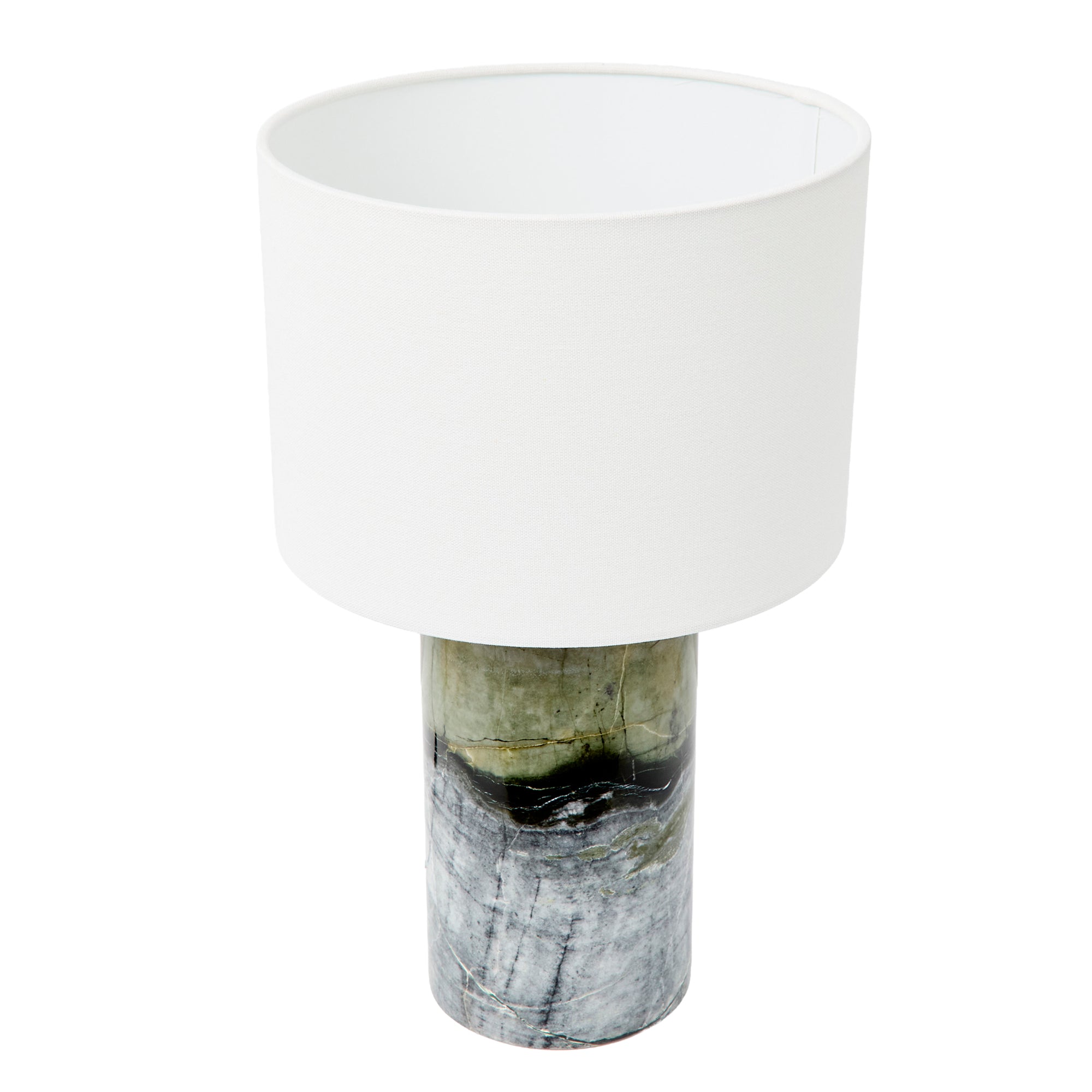 Quinn Marble Table Lamp Jade (Set of 2)