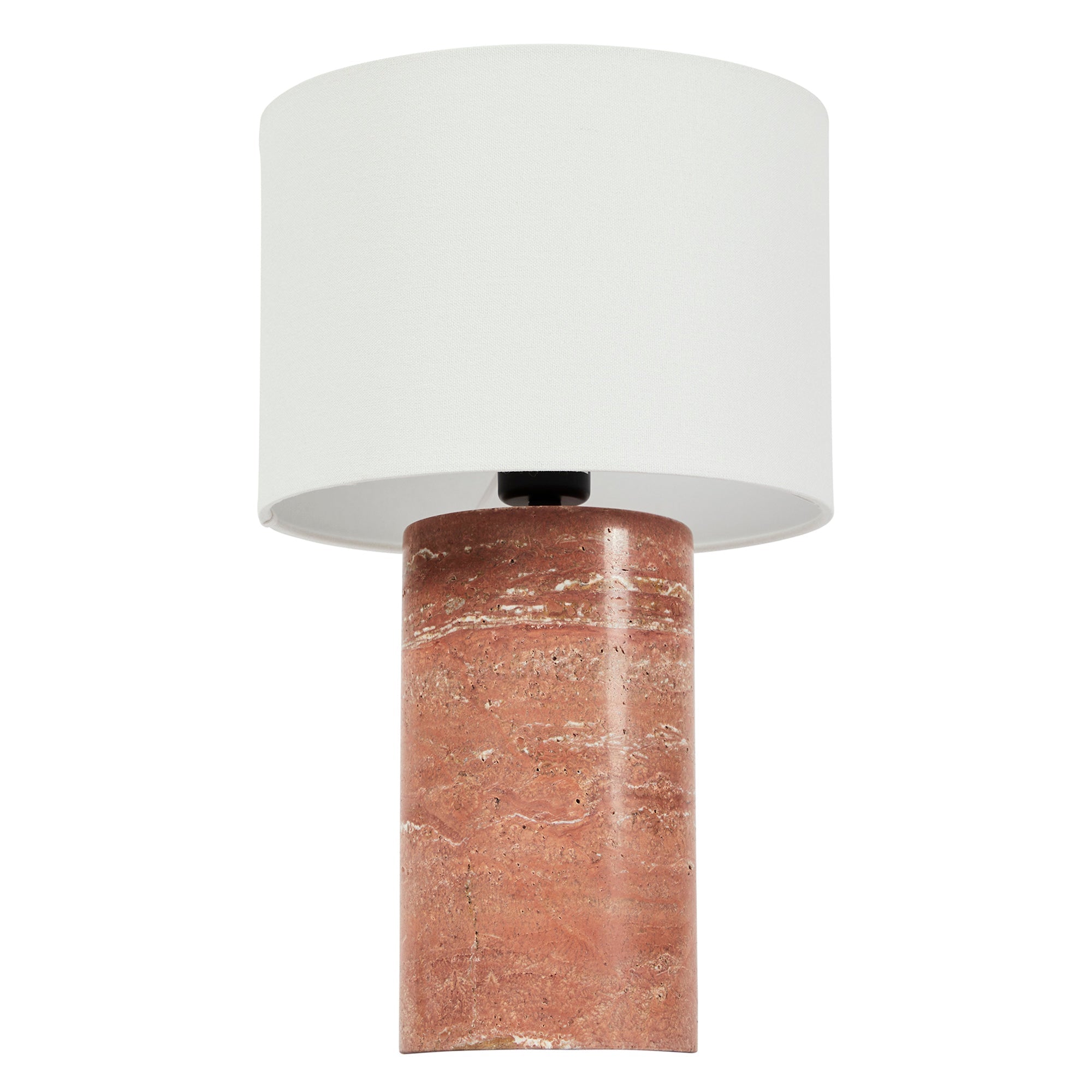 Quinn Marble Table Lamp Terracotta