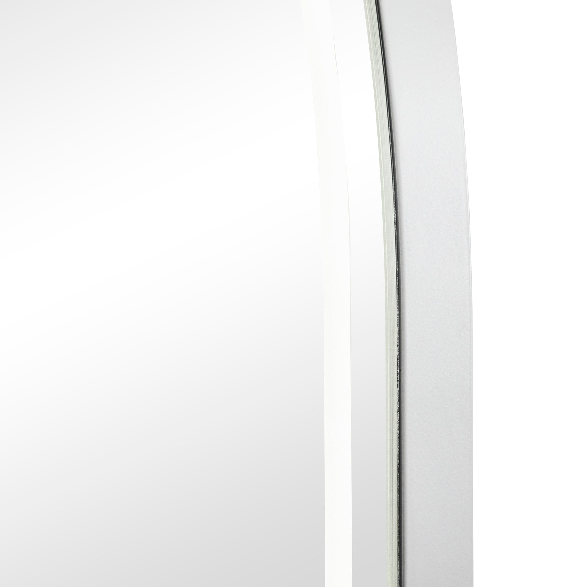 Luna 102cm Arch Front Illuminated Vanity Mirror White