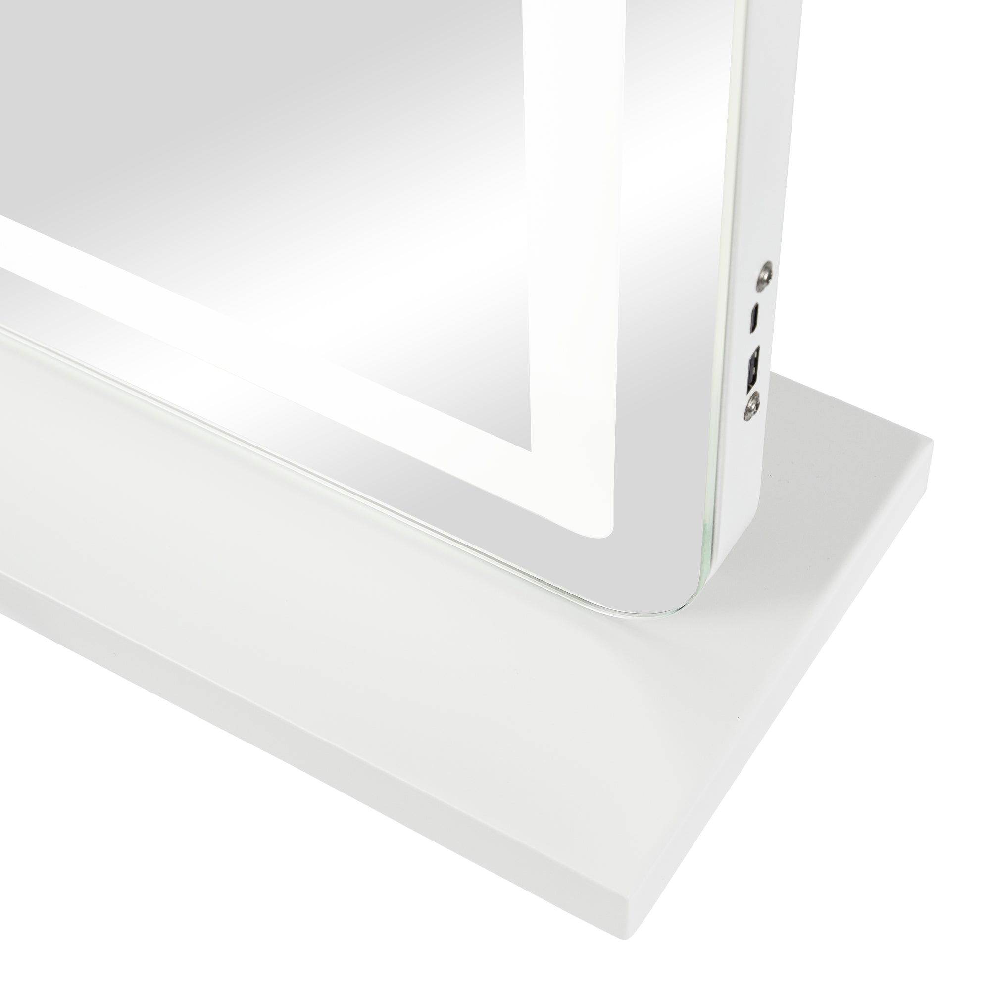 Luna 102cm Arch Front Illuminated Vanity Mirror White