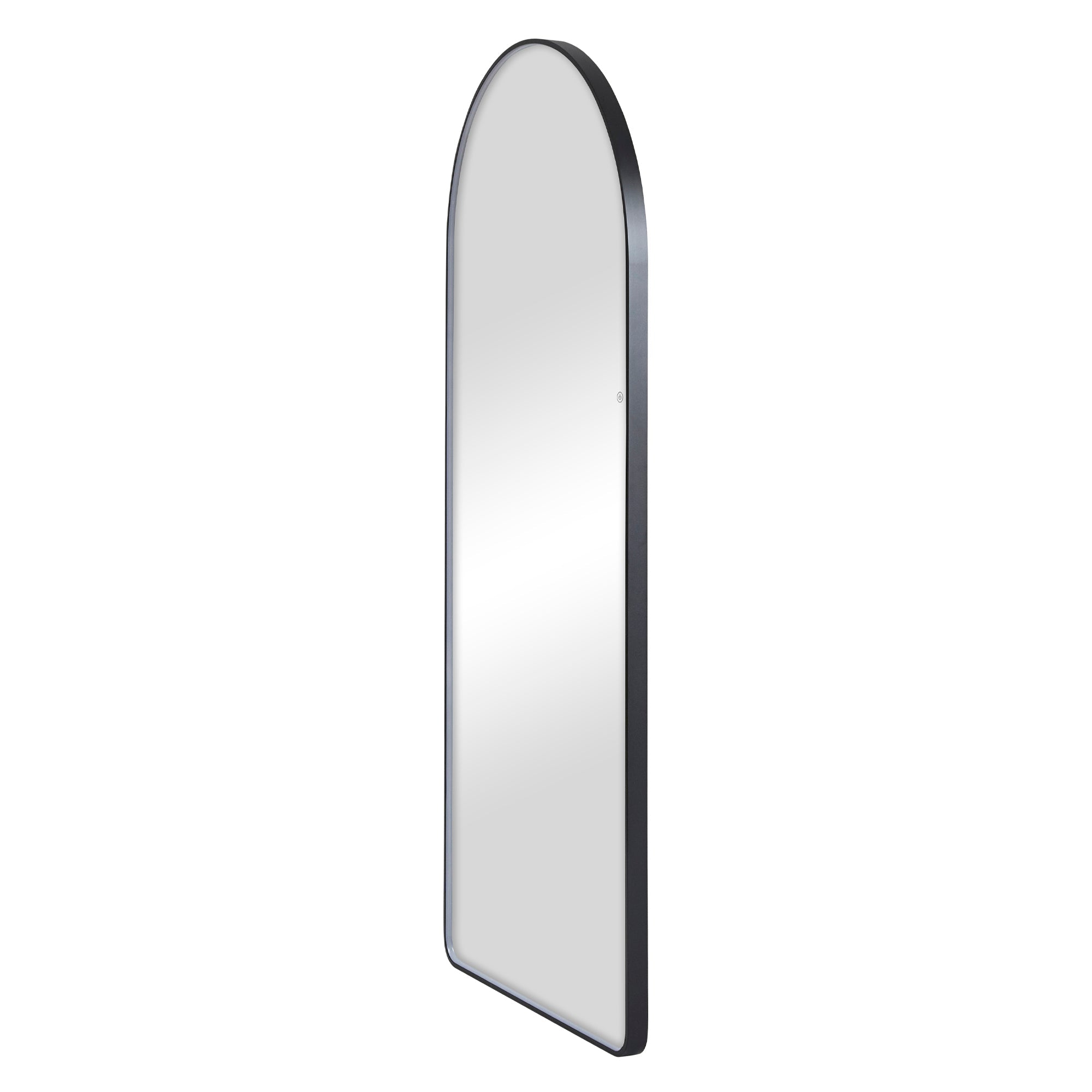 Luna 180cm Arch Front Illuminated Mirror Black
