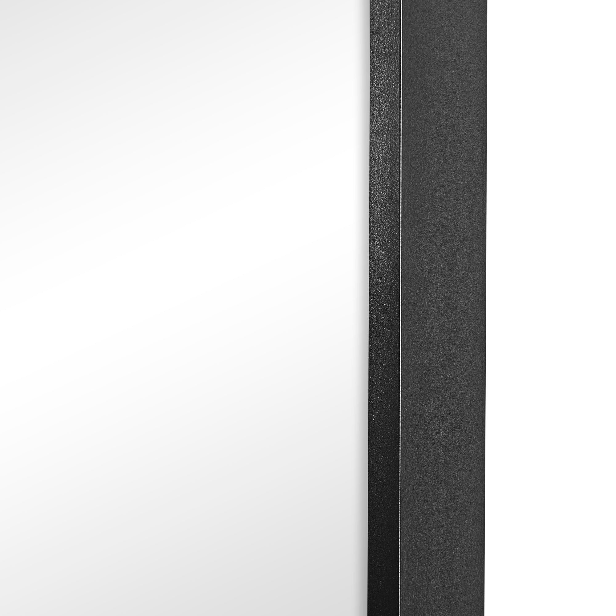 Luna 180cm Arch Front Illuminated Mirror Black