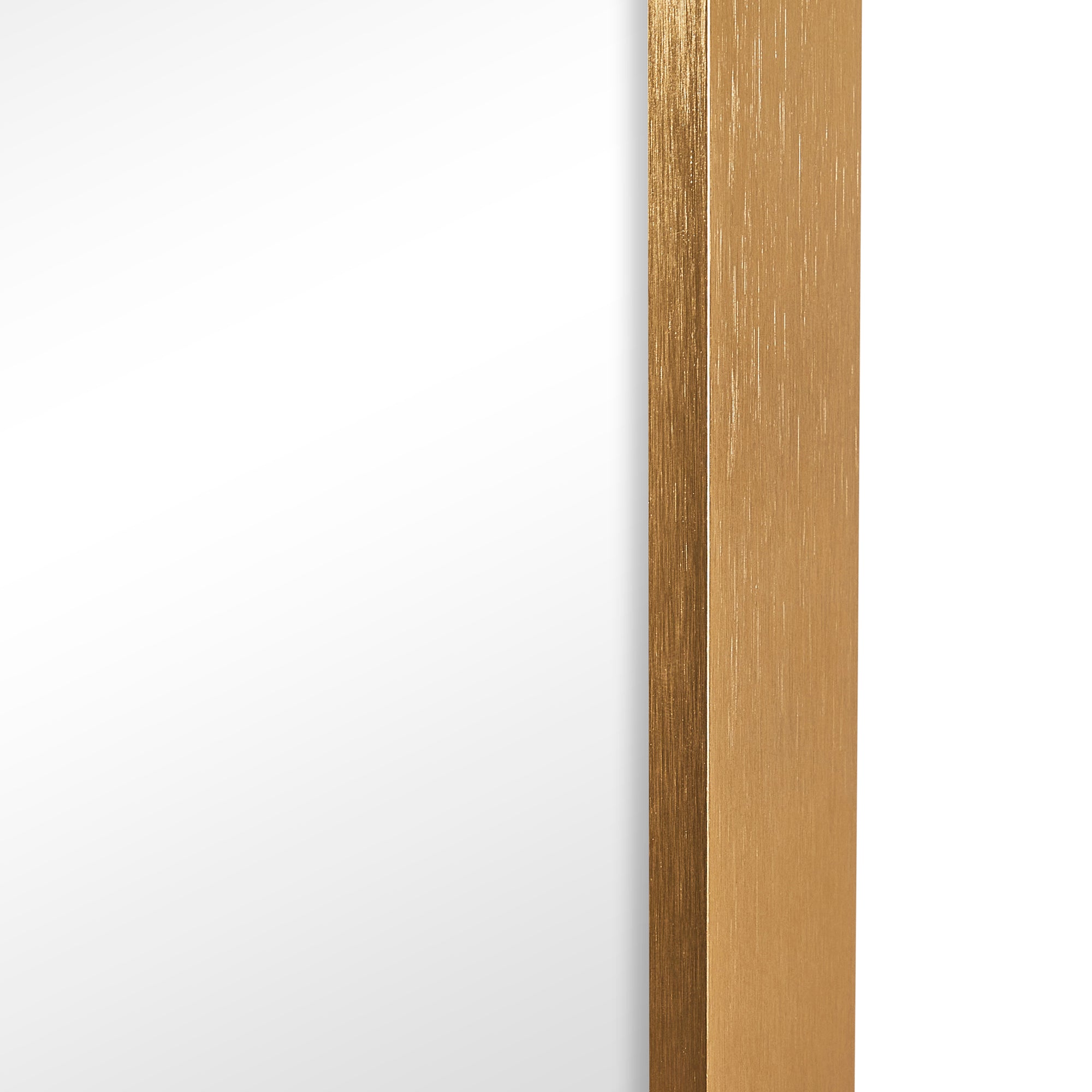 Luna 180cm Arch Front Illuminated Mirror Gold