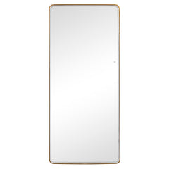 Luna 180cm Rectangle Front Illuminated Mirror Gold