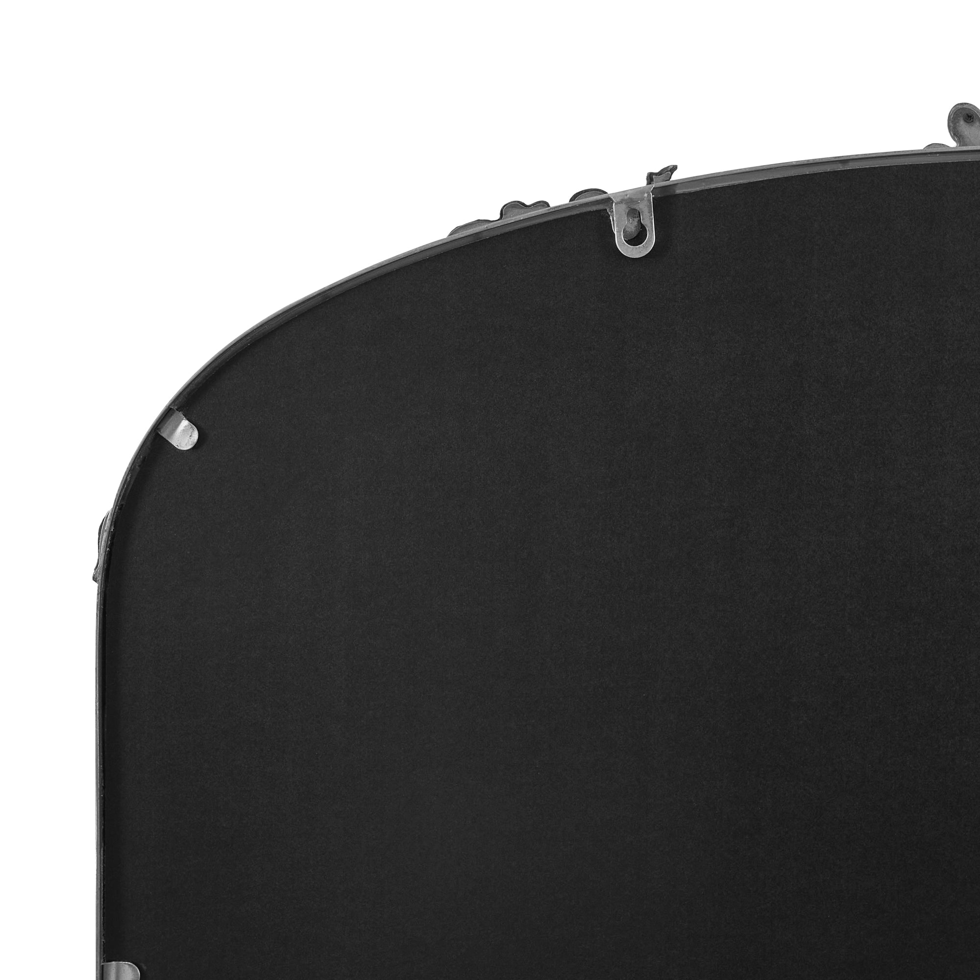 Florence 100cm Baroque Mirror Black