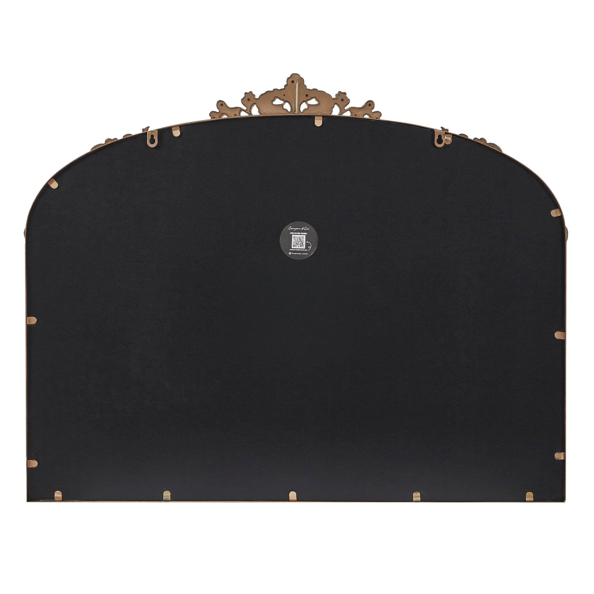 Florence 100cm Baroque Mirror Gold