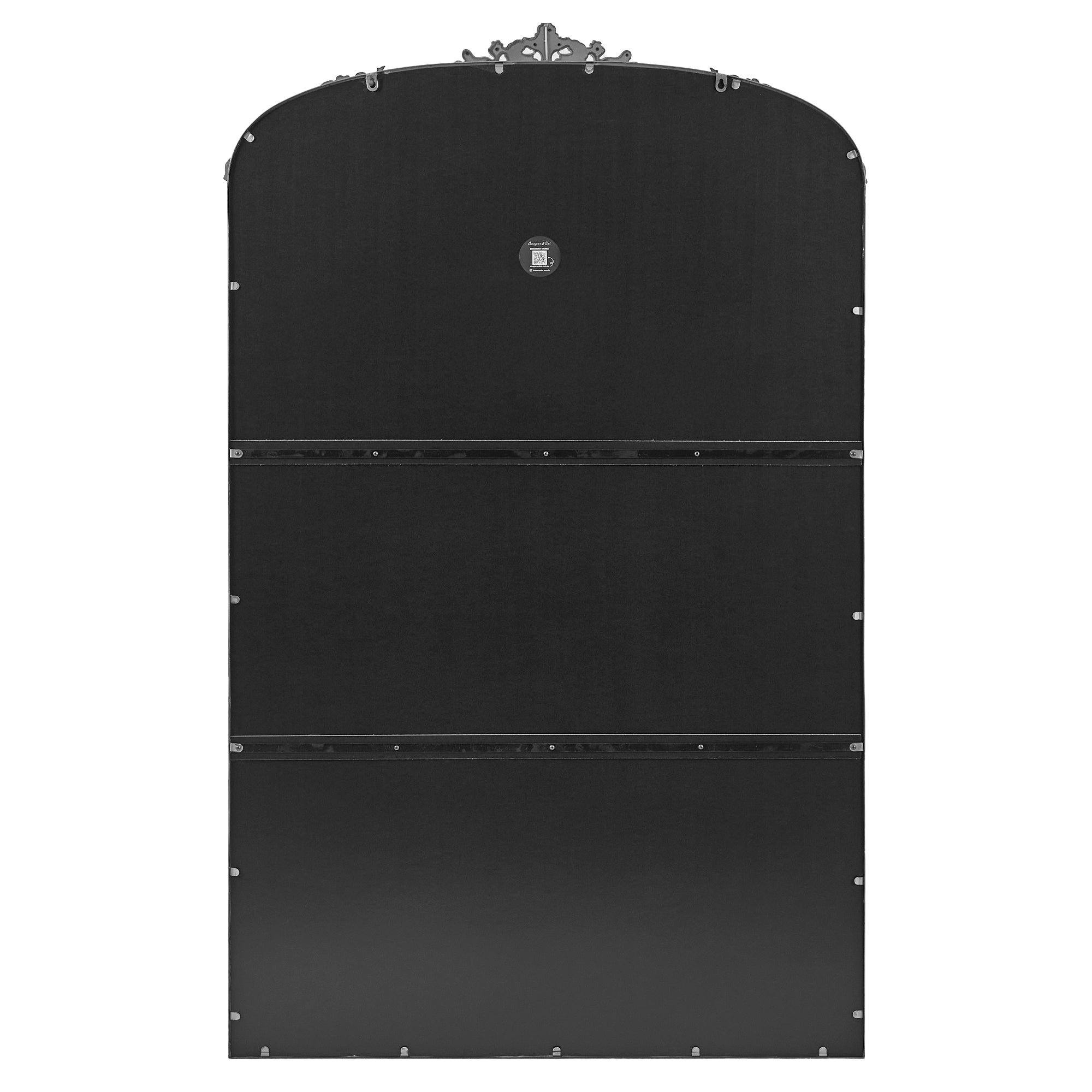 Florence XL 180cm Baroque Mirror Black
