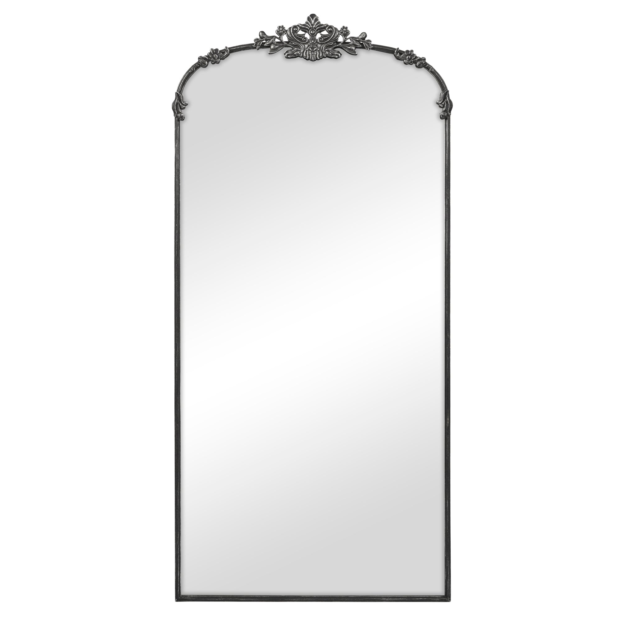 Florence 160cm Baroque Mirror Black