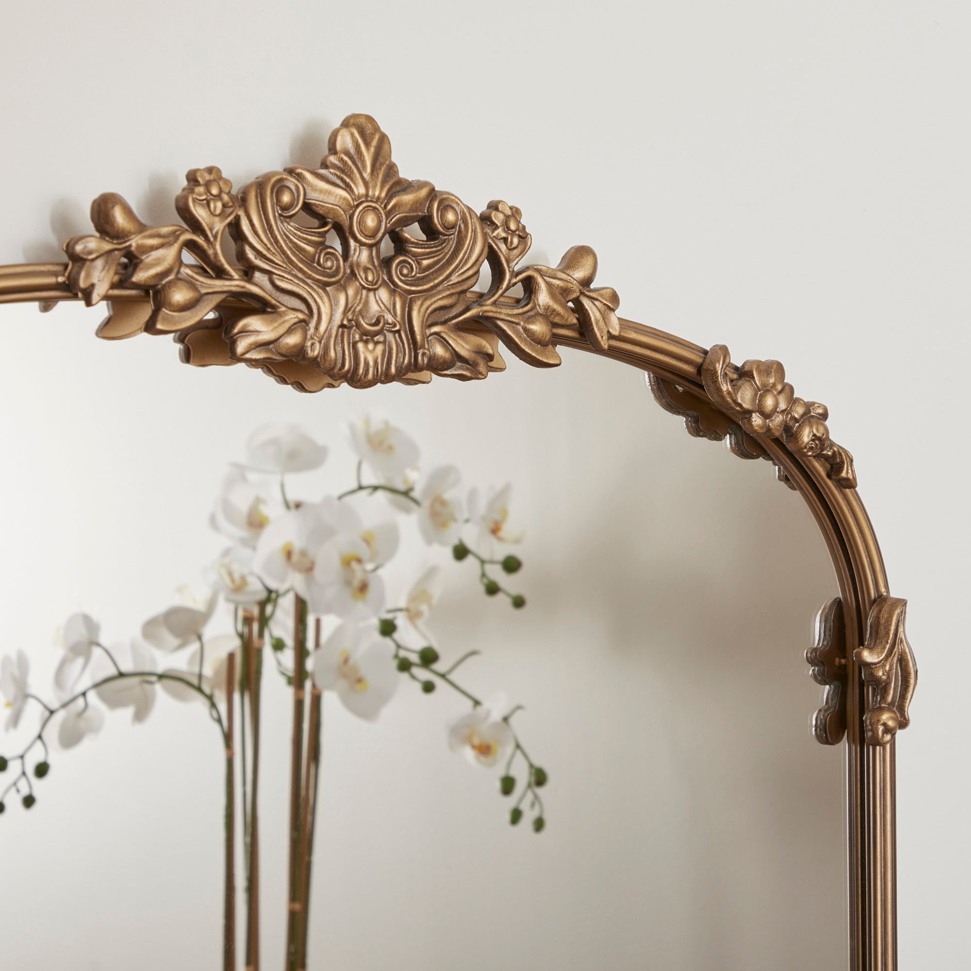 Florence 160cm Baroque Mirror Gold