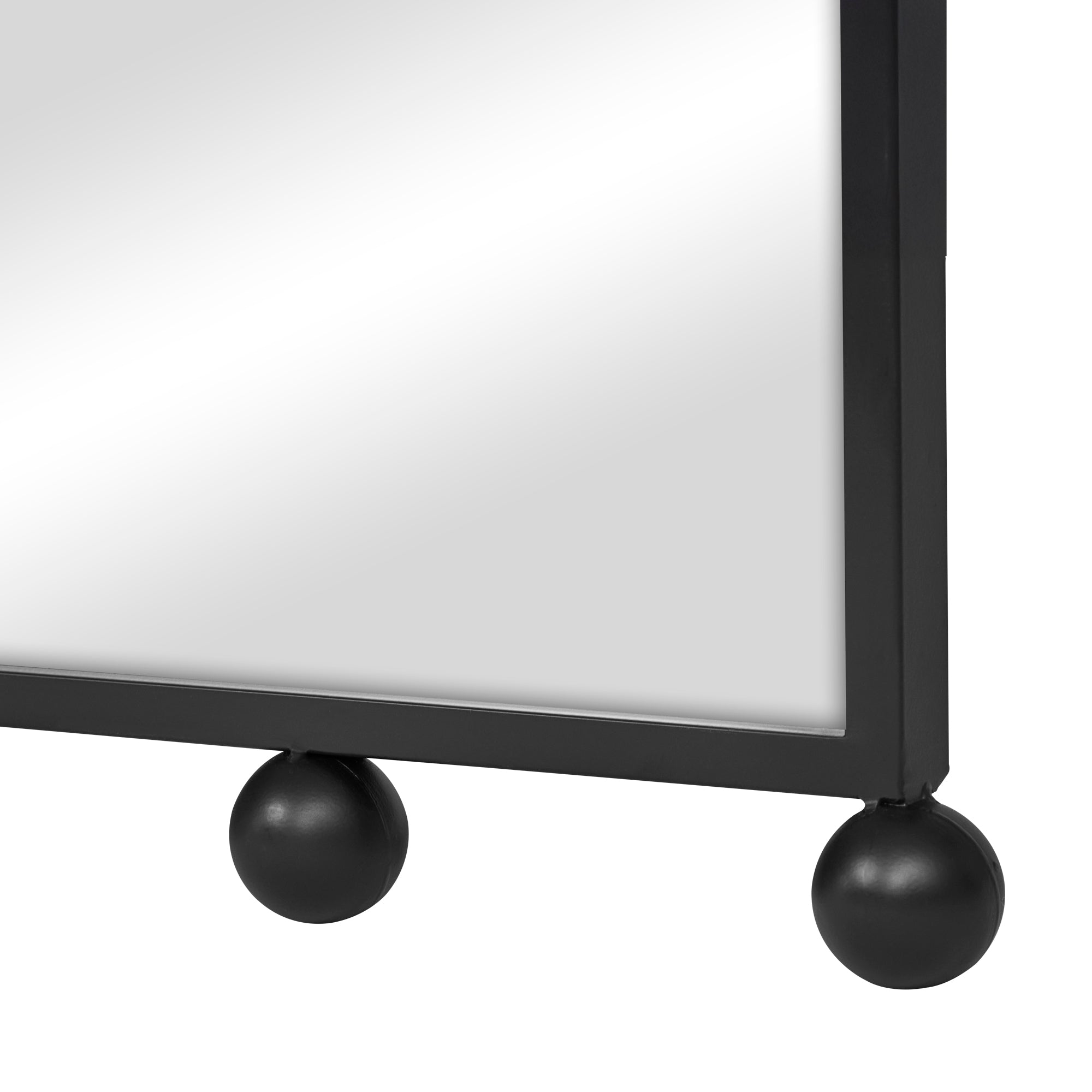 Orbit Sphere 180cm Floor Length Mirror Black