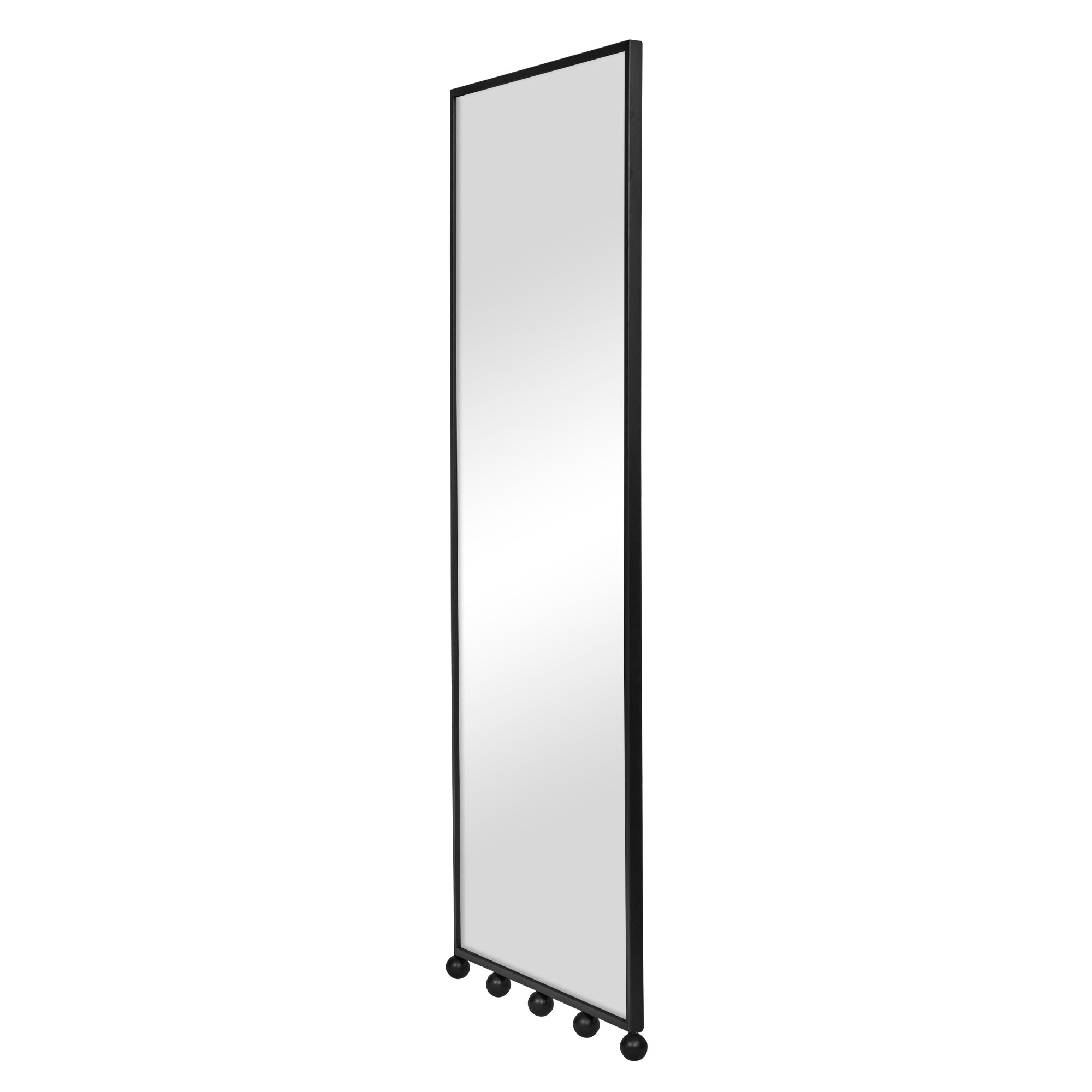 Orbit Sphere 180cm Floor Length Mirror Black