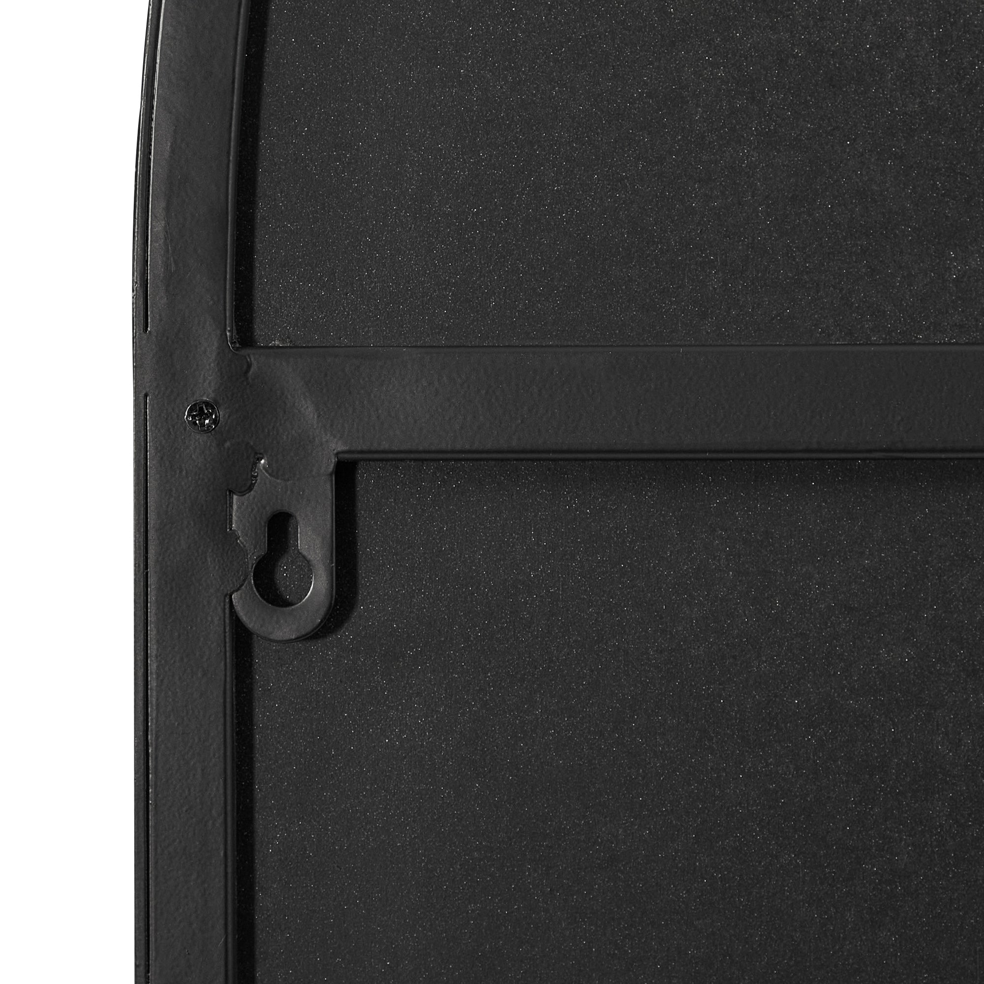 Jasper 180cm Arch Mirror Black
