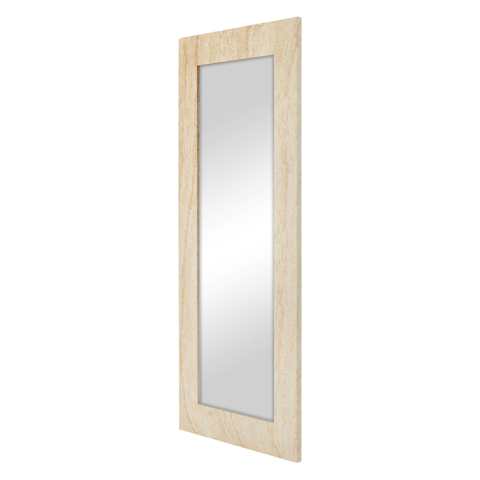 Sienna 180cm Rectangle Mirror Travertine Look