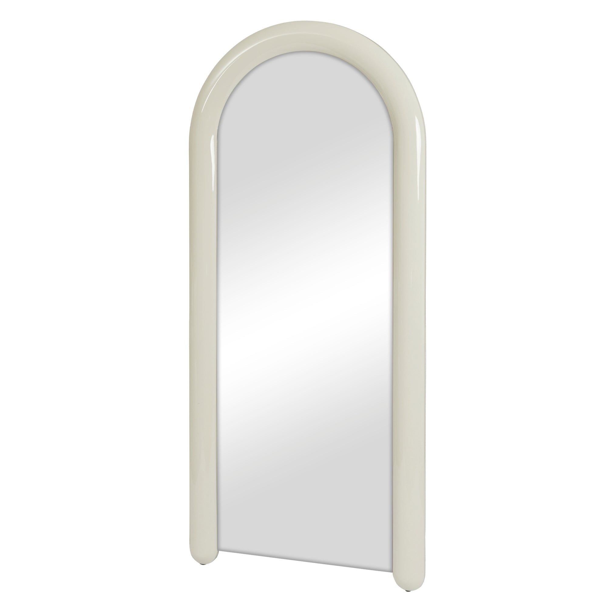 Gigi 180cm Gloss Arch Mirror Cream