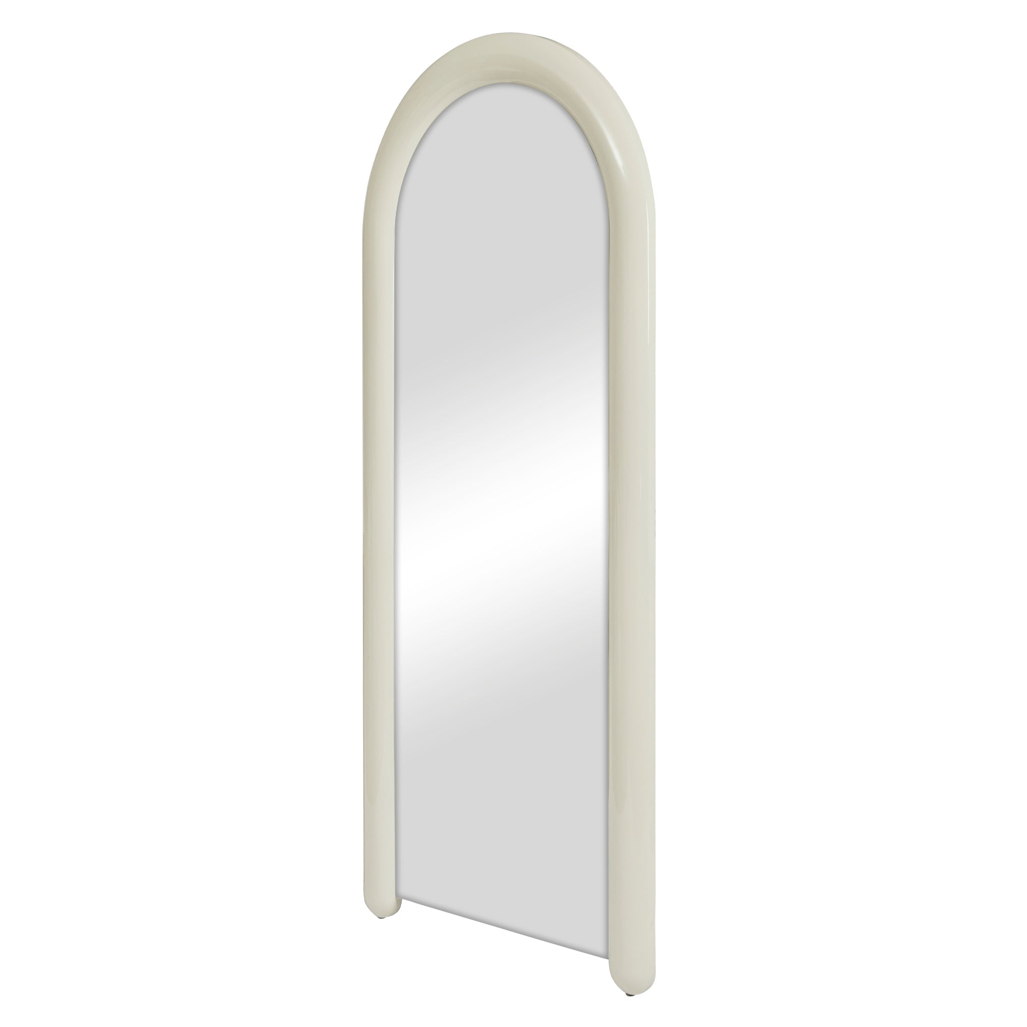 Gigi 180cm Gloss Arch Mirror Cream
