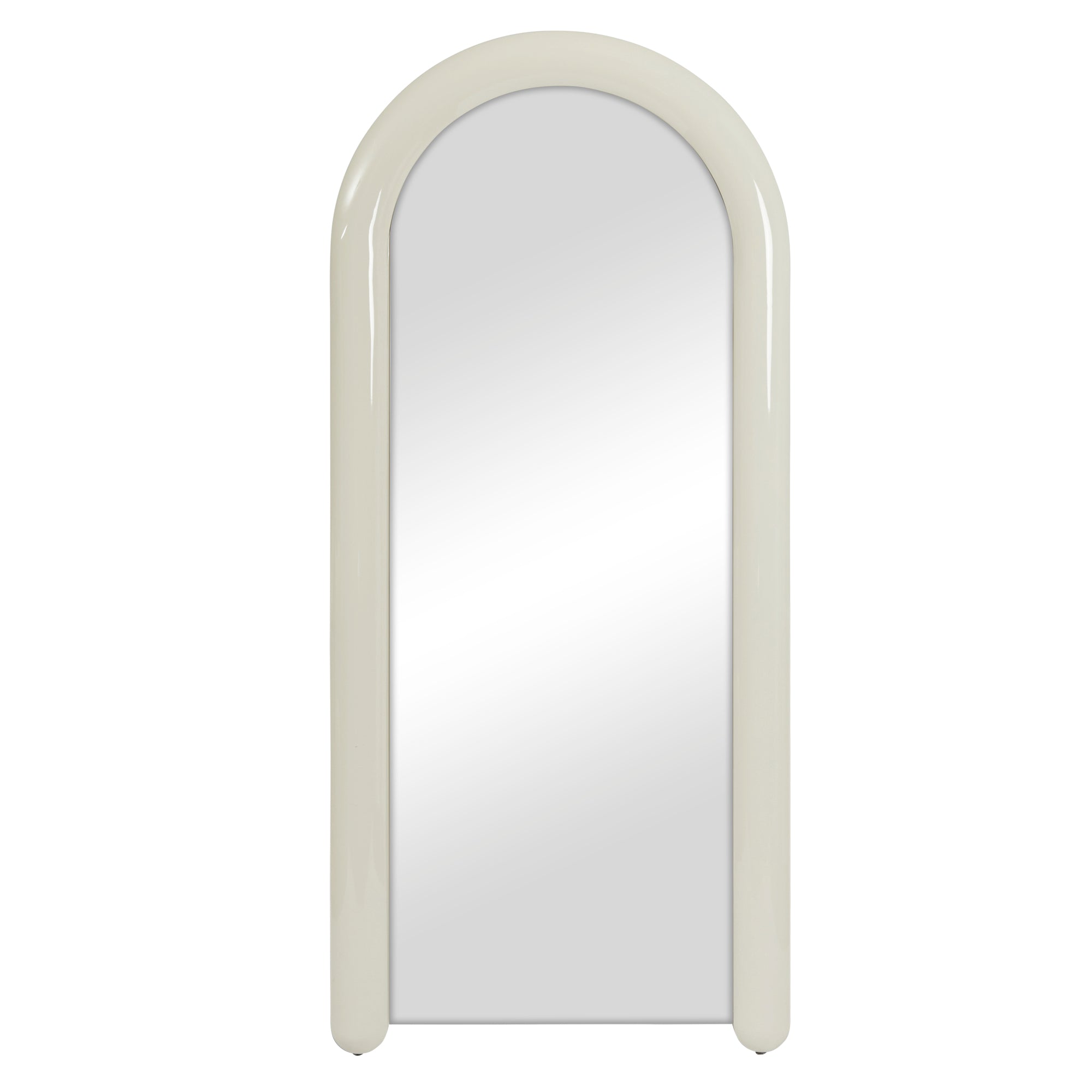 Gigi 180cm Gloss Arch Mirror Cream
