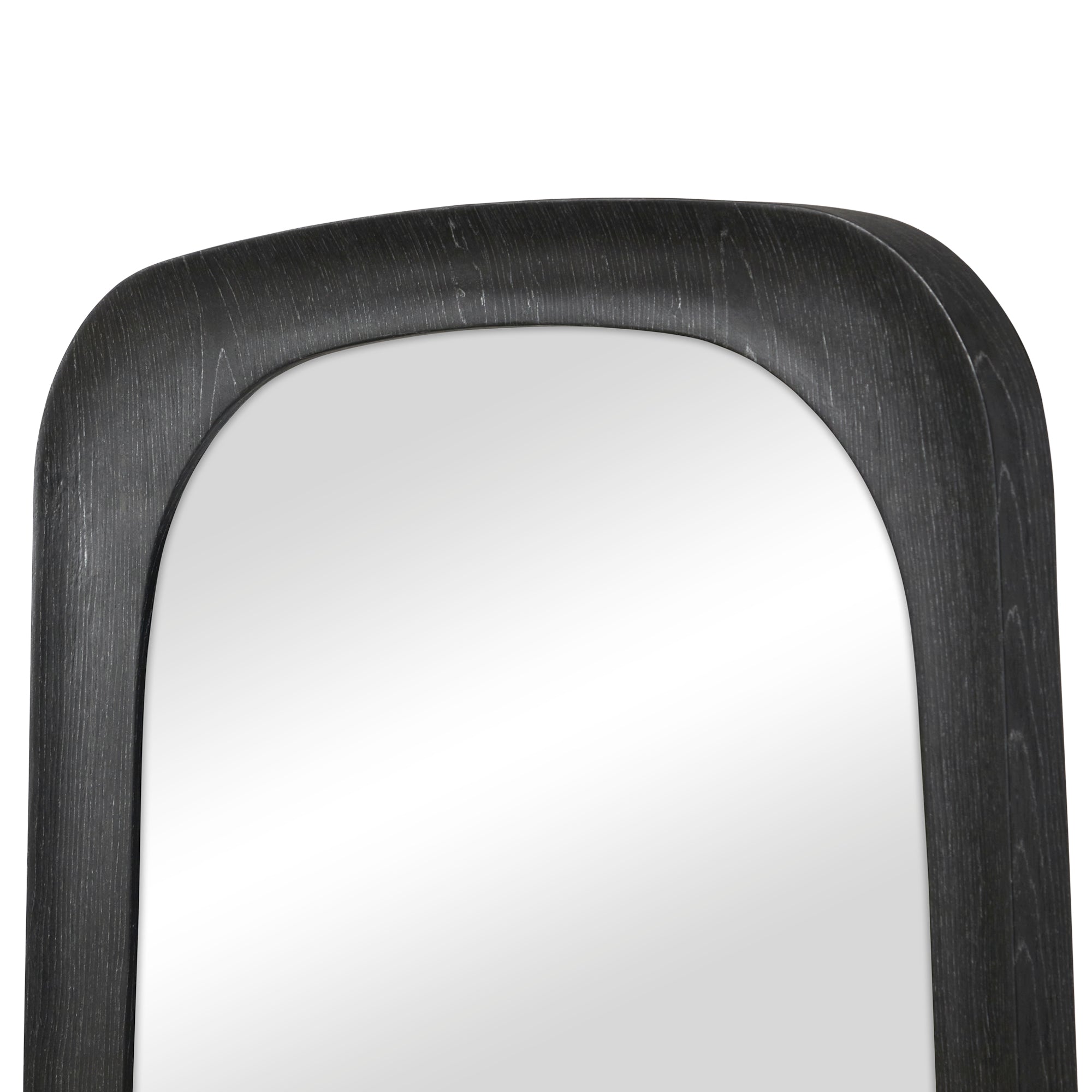 Rue 180cm Rectangle Mirror Black