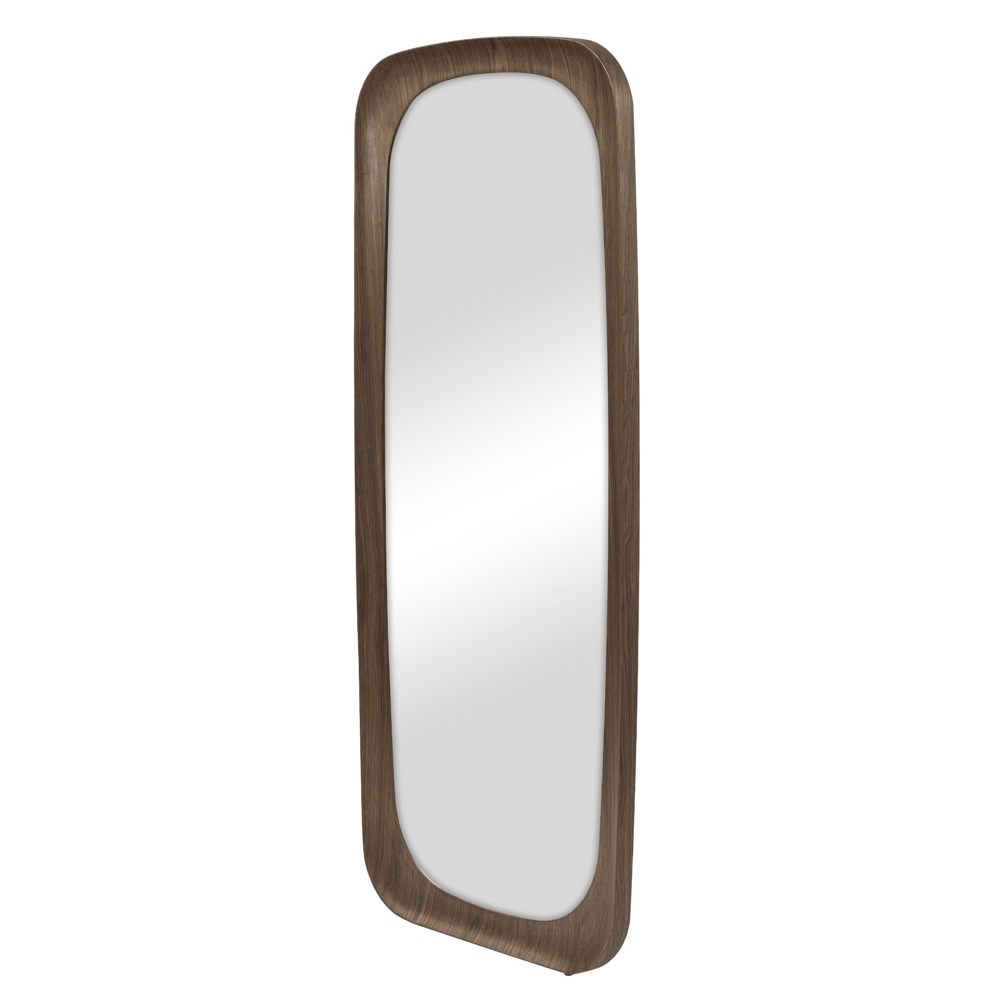 Rue 180cm Rectangle Mirror Walnut