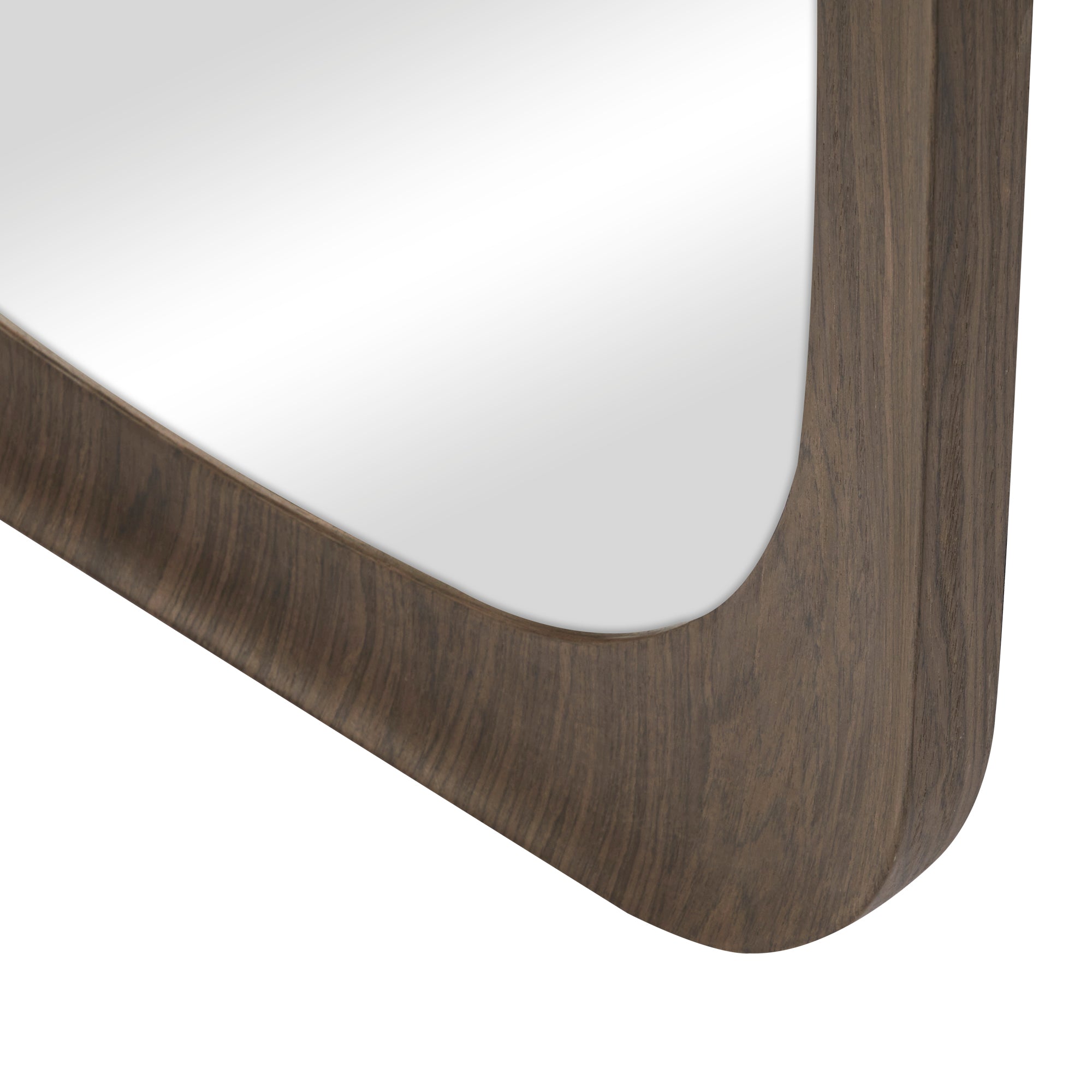 Rue 180cm Rectangle Mirror Walnut