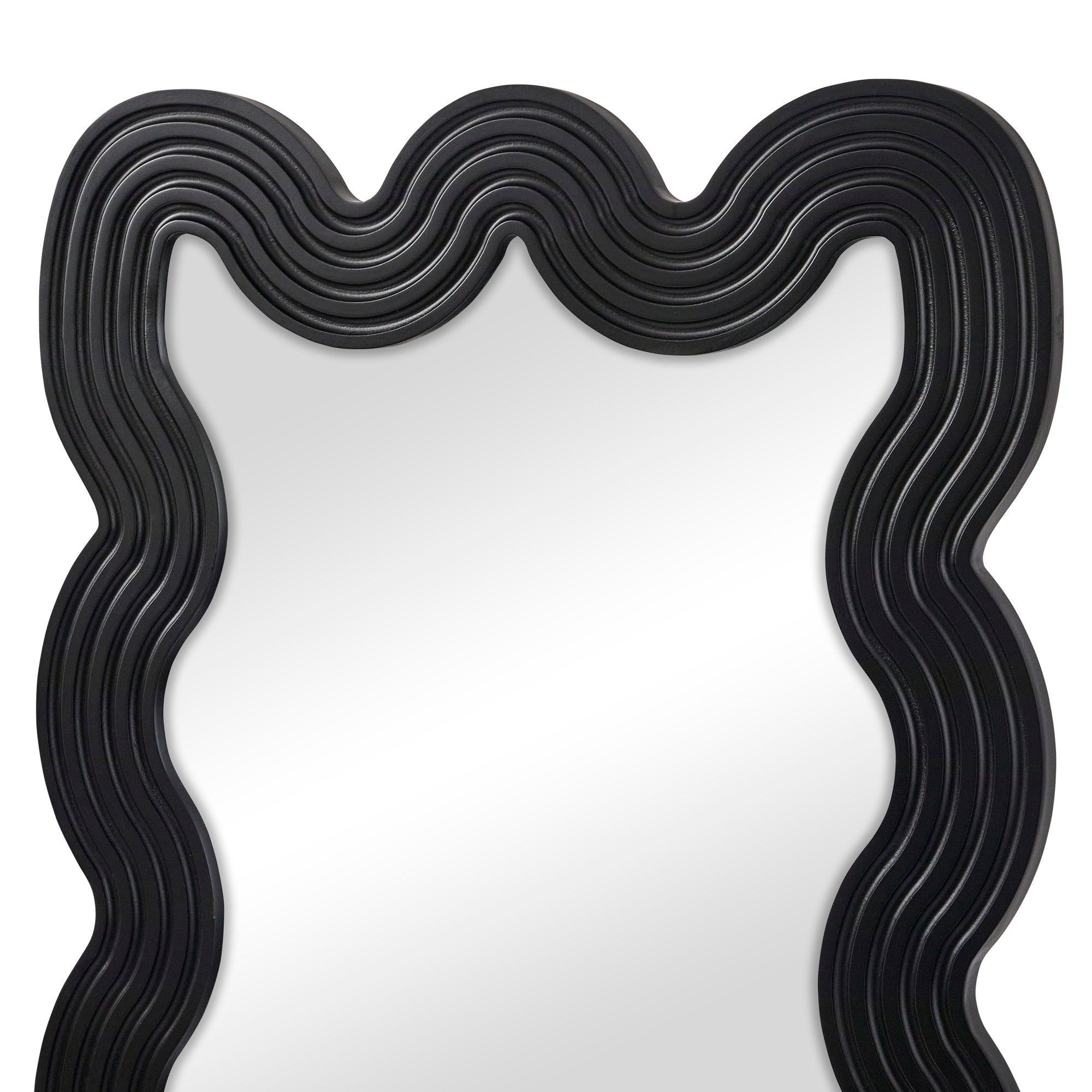Lulu 160cm Floor Mirror Black