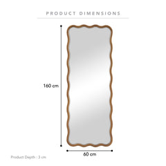 Codie 160cm Floor Mirror Natural