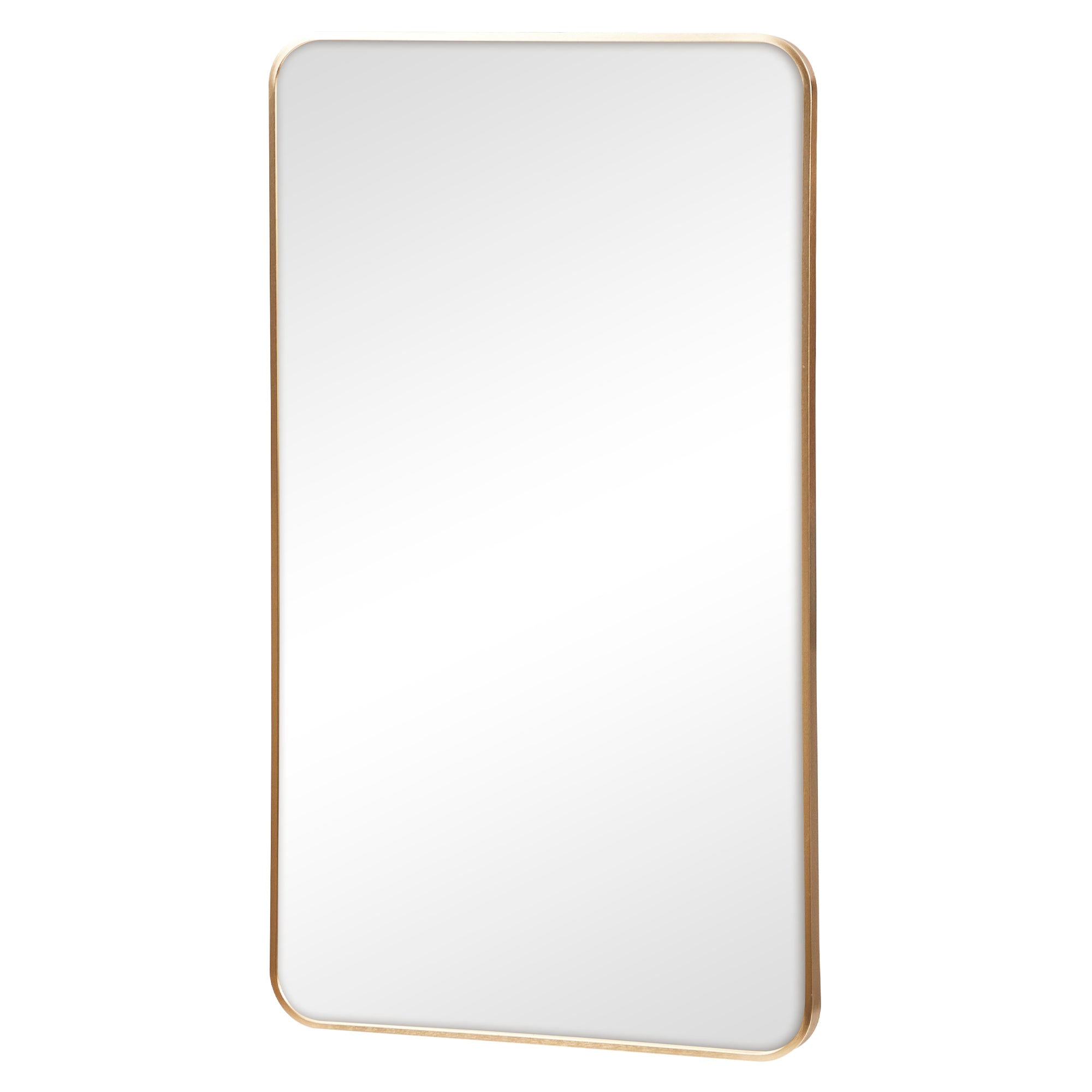 Gia 100cm Rounded Rectangle Mirror Gold