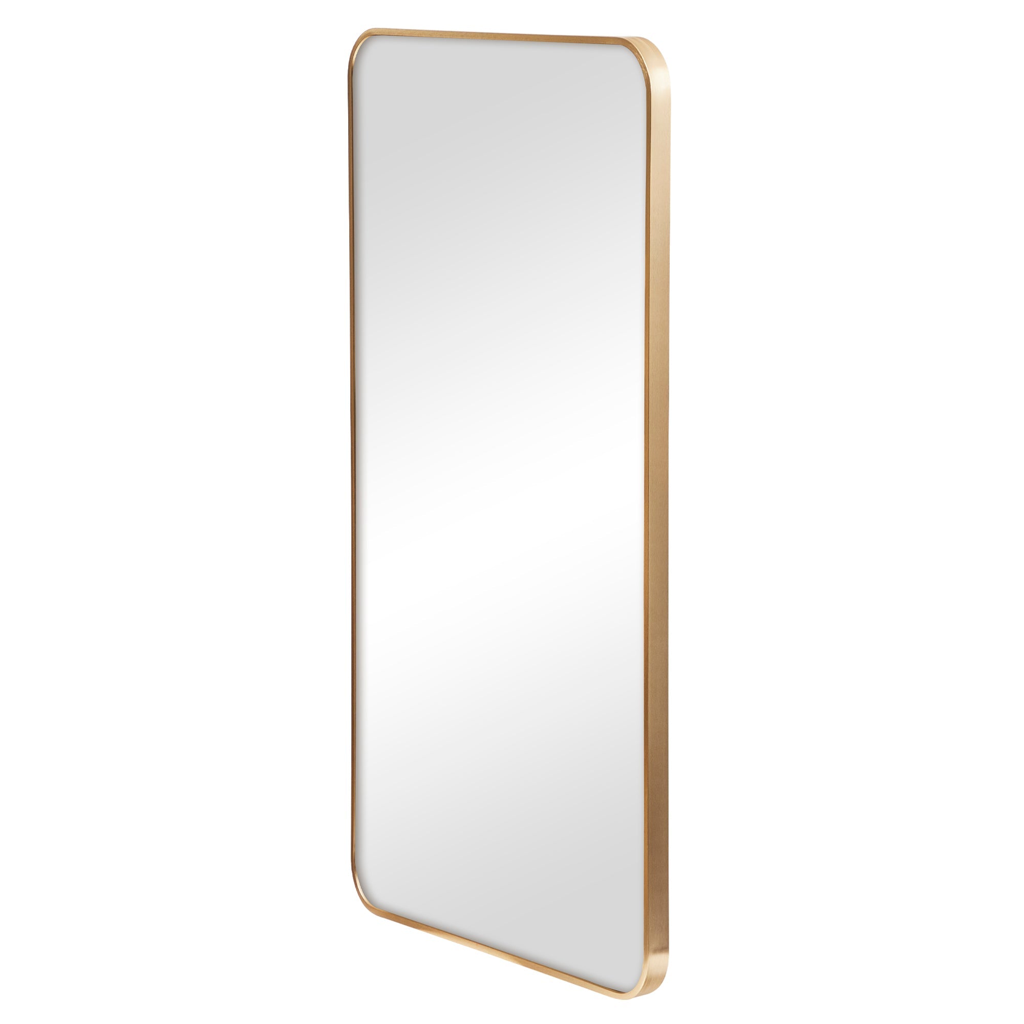 Gia 100cm Rounded Rectangle Mirror Gold