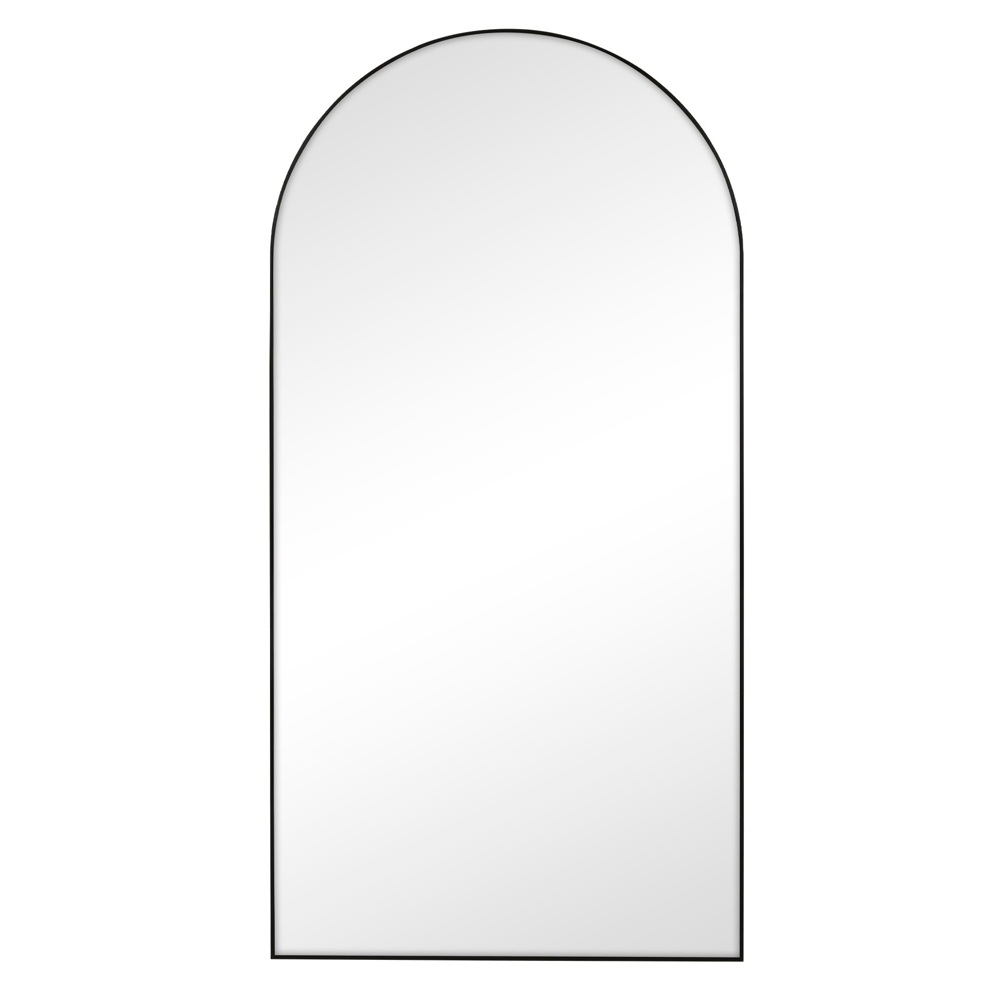 Cindy XXL 200cm Arch Mirror Black