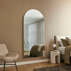 Cindy XXL 200cm Arch Mirror Gold