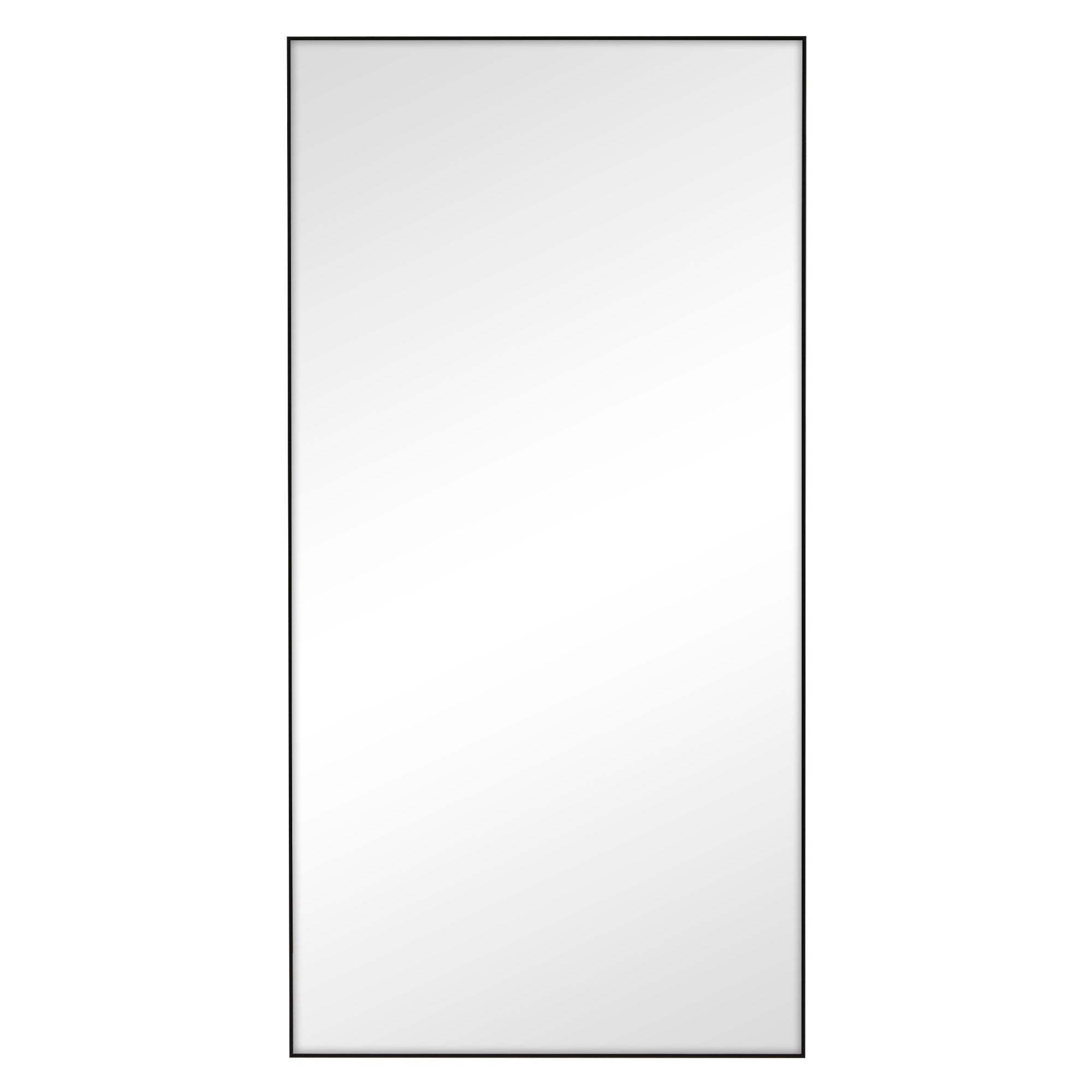 Elle XXL 200cm Rectangle Mirror Black