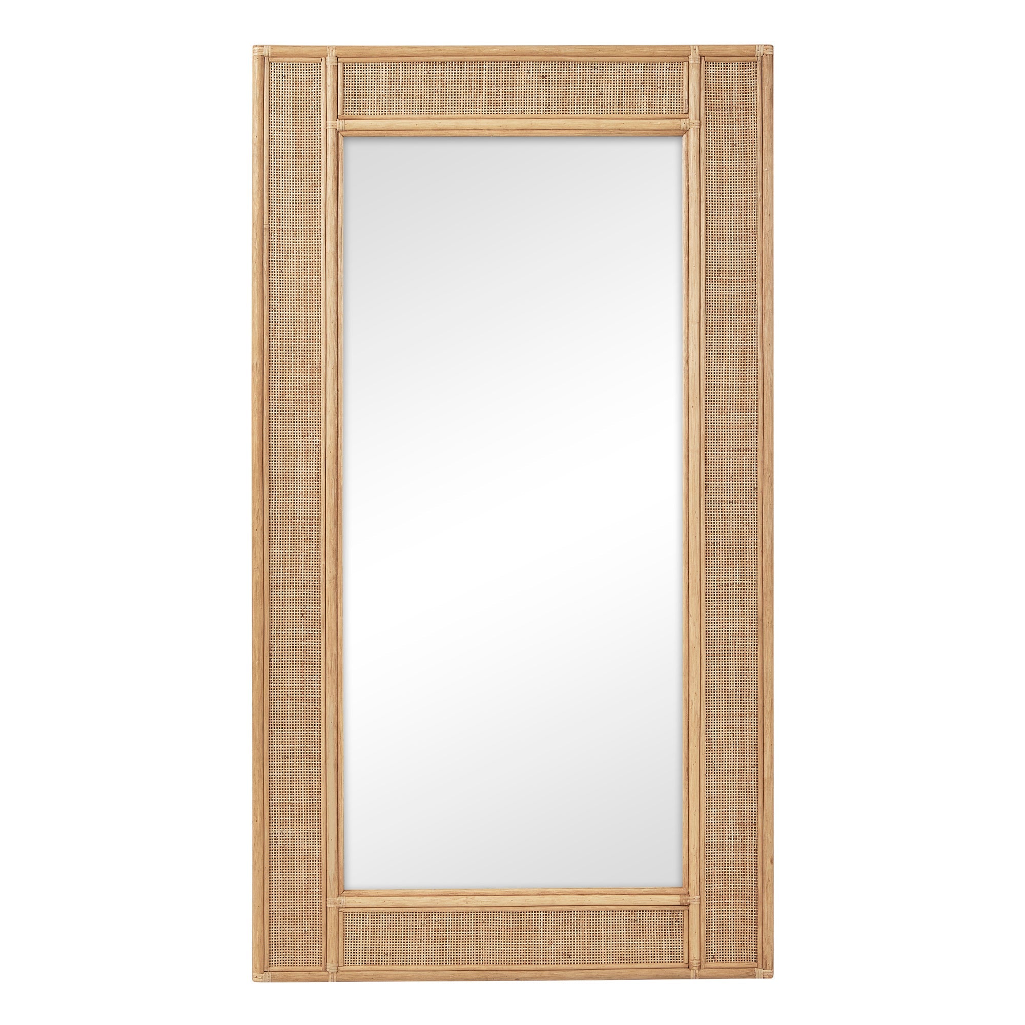 Cove Rattan 180cm Rectangle Mirror