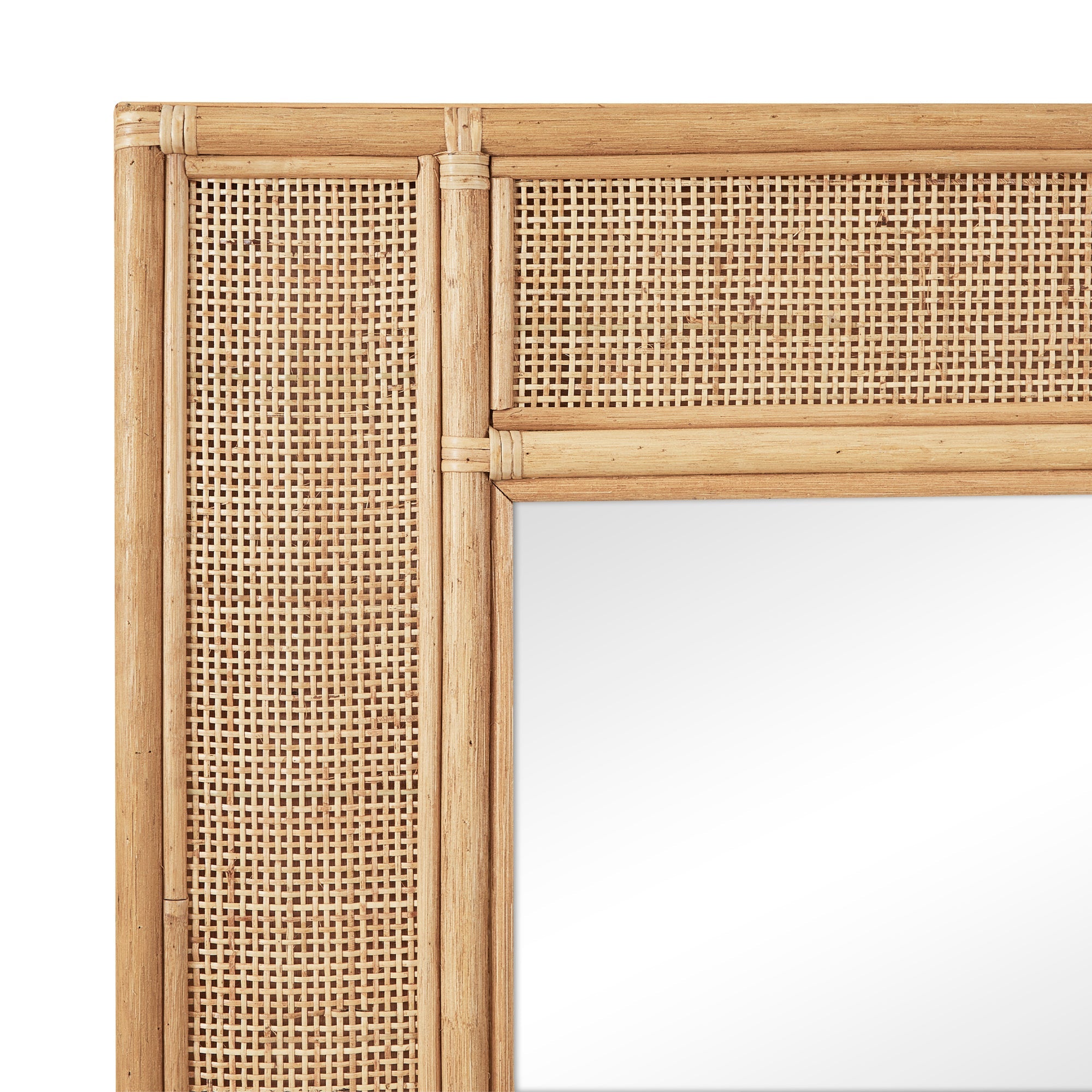 Cove Rattan 180cm Rectangle Mirror