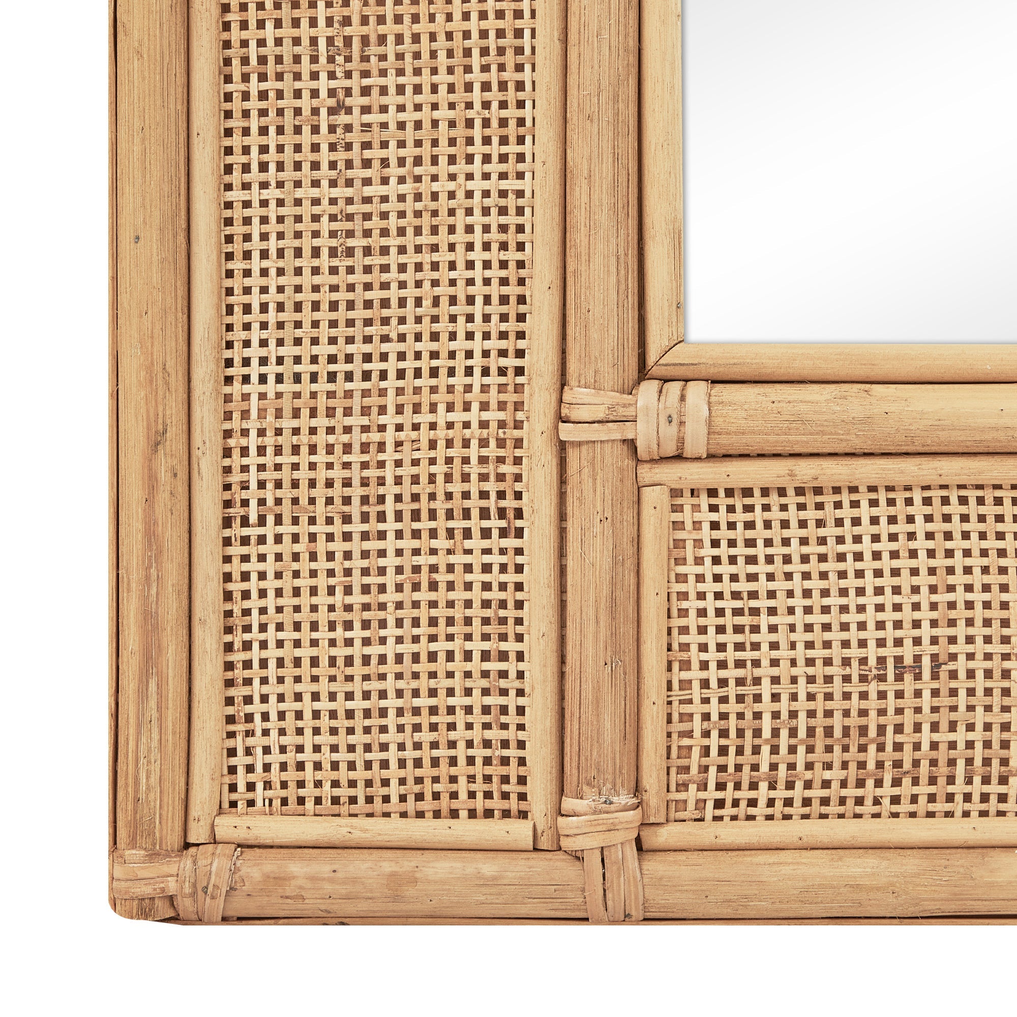 Cove Rattan 180cm Rectangle Mirror