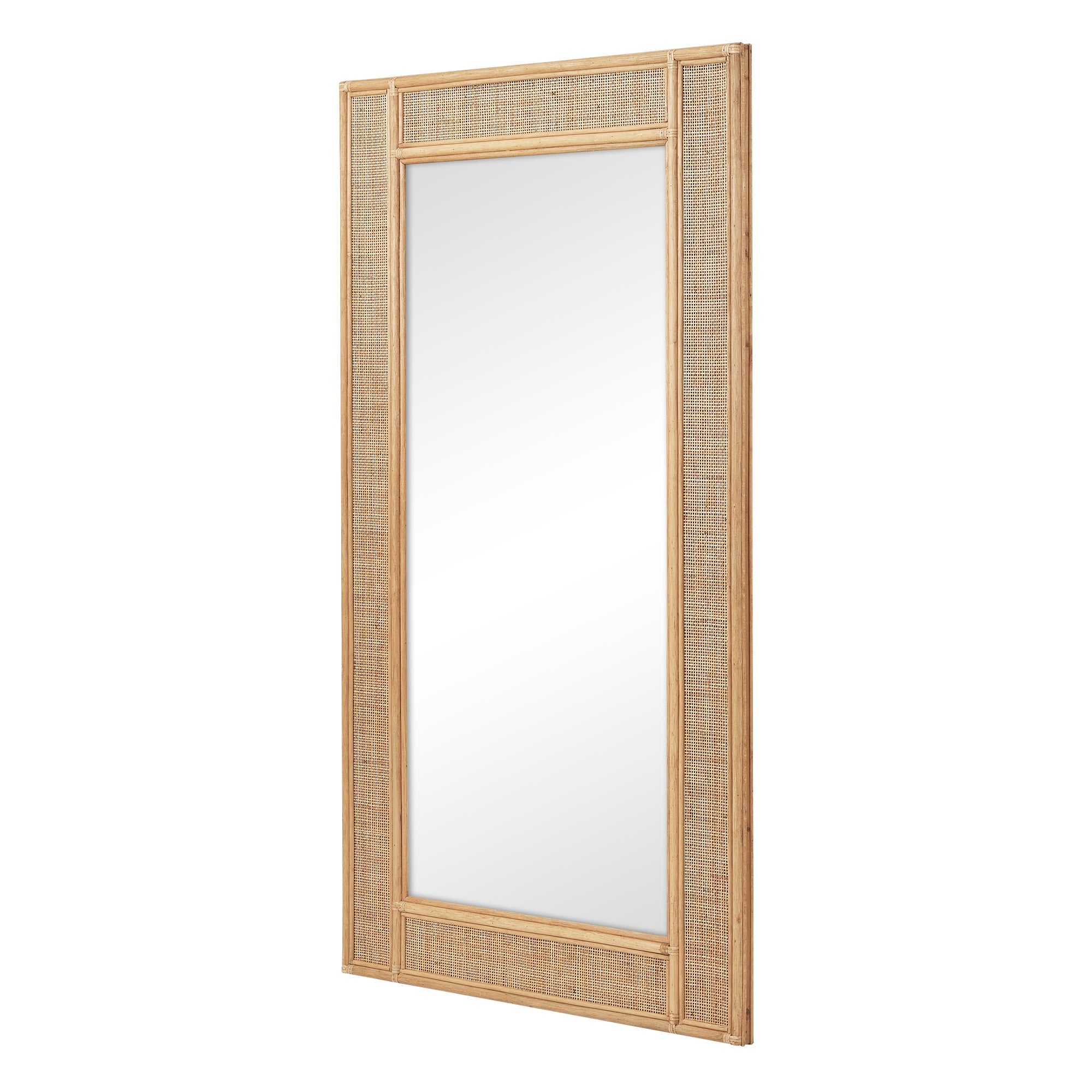 Cove Rattan 180cm Rectangle Mirror