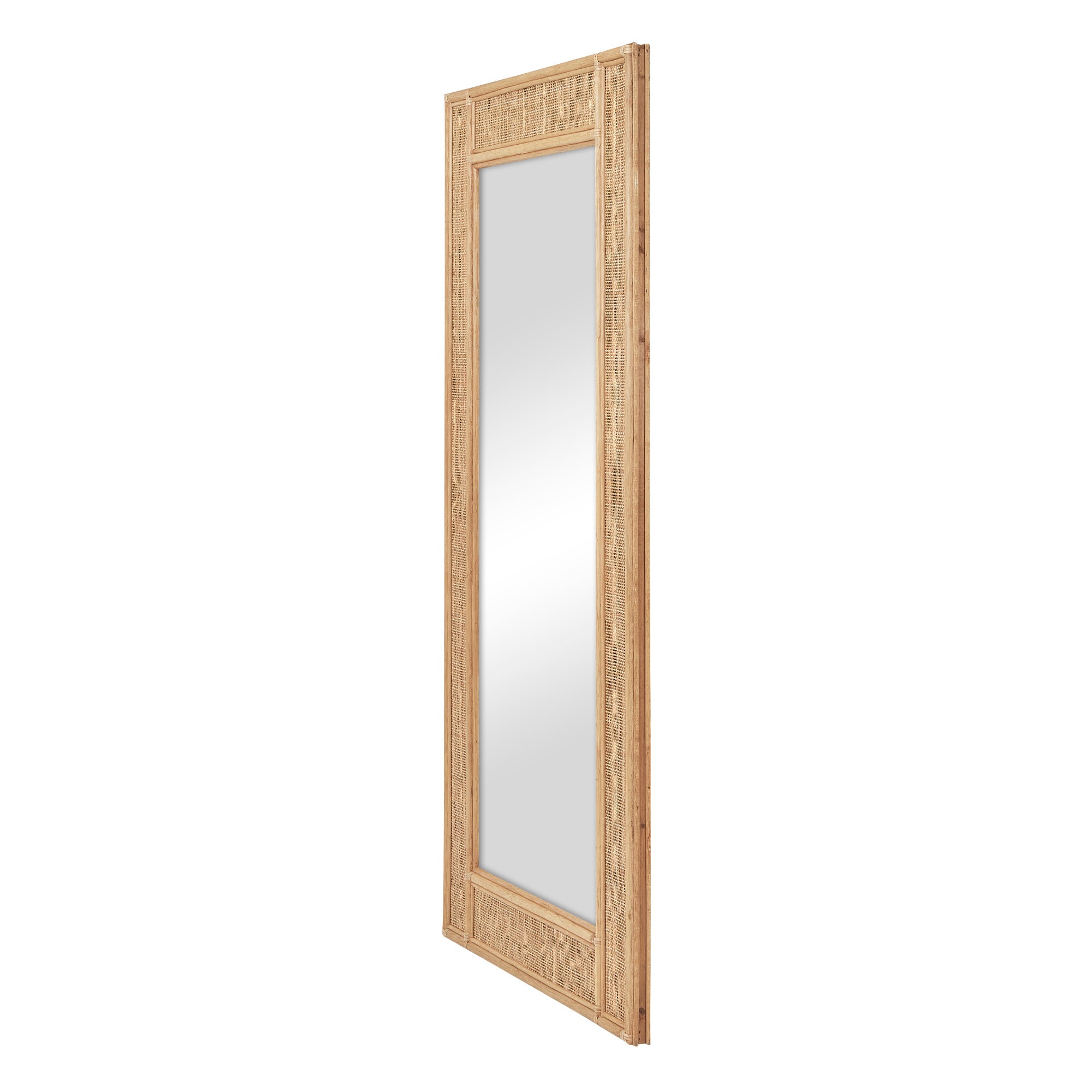 Cove Rattan 180cm Rectangle Mirror