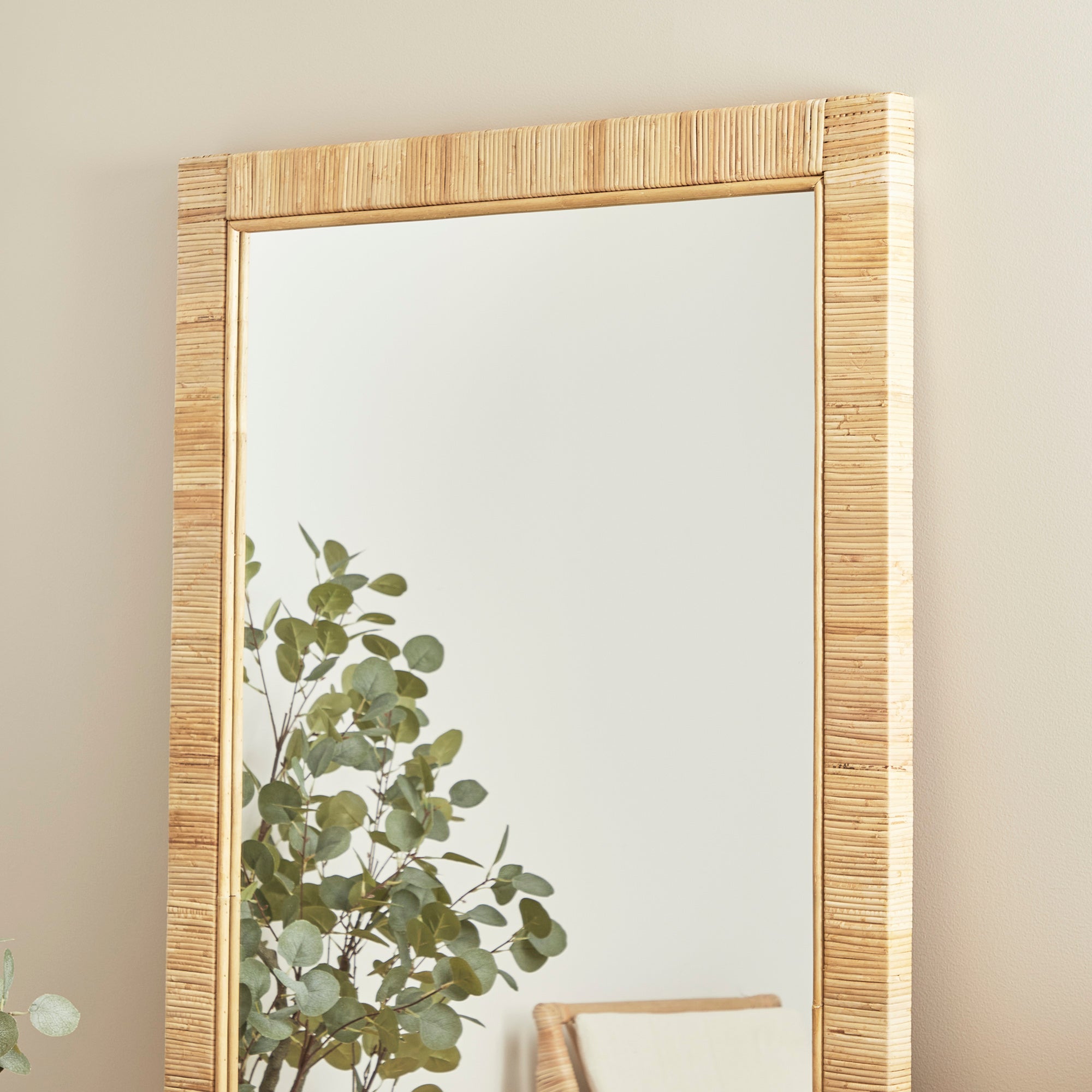 Ariel Woven 180cm Rectangle Mirror
