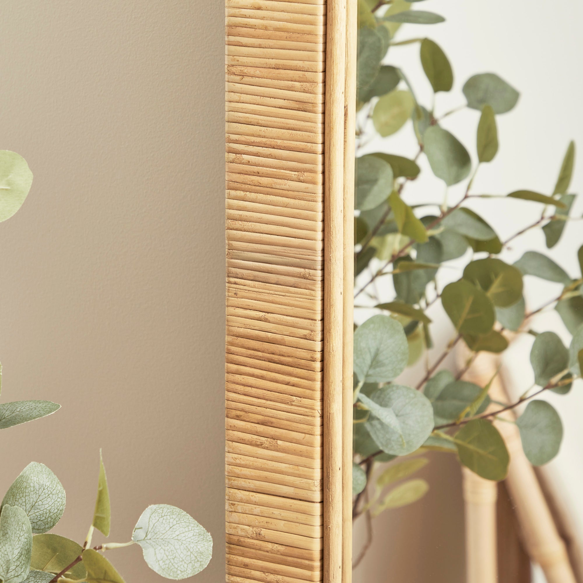 Ariel Woven 180cm Rectangle Mirror