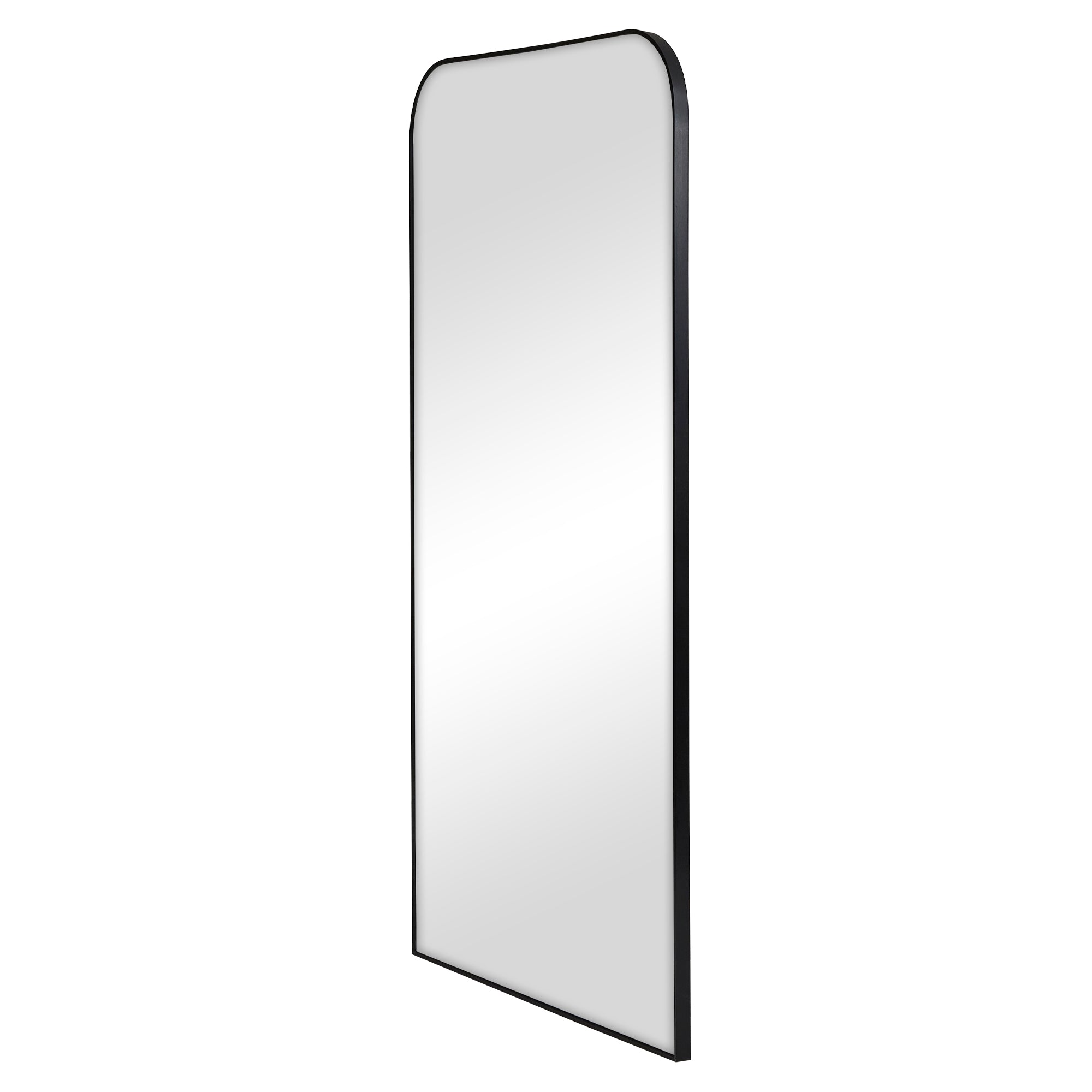 Ivy 165cm Rounded Mirror Black