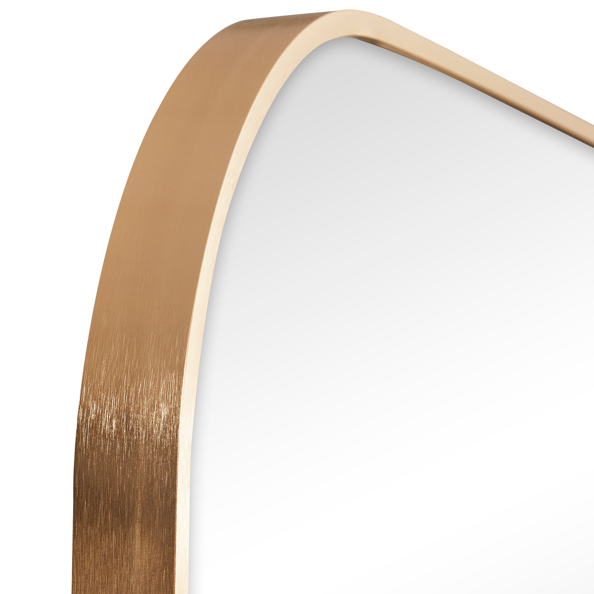 Ivy 165cm Rounded Mirror Gold
