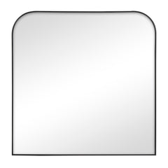 Ivy 90cm Rounded Mirror Black