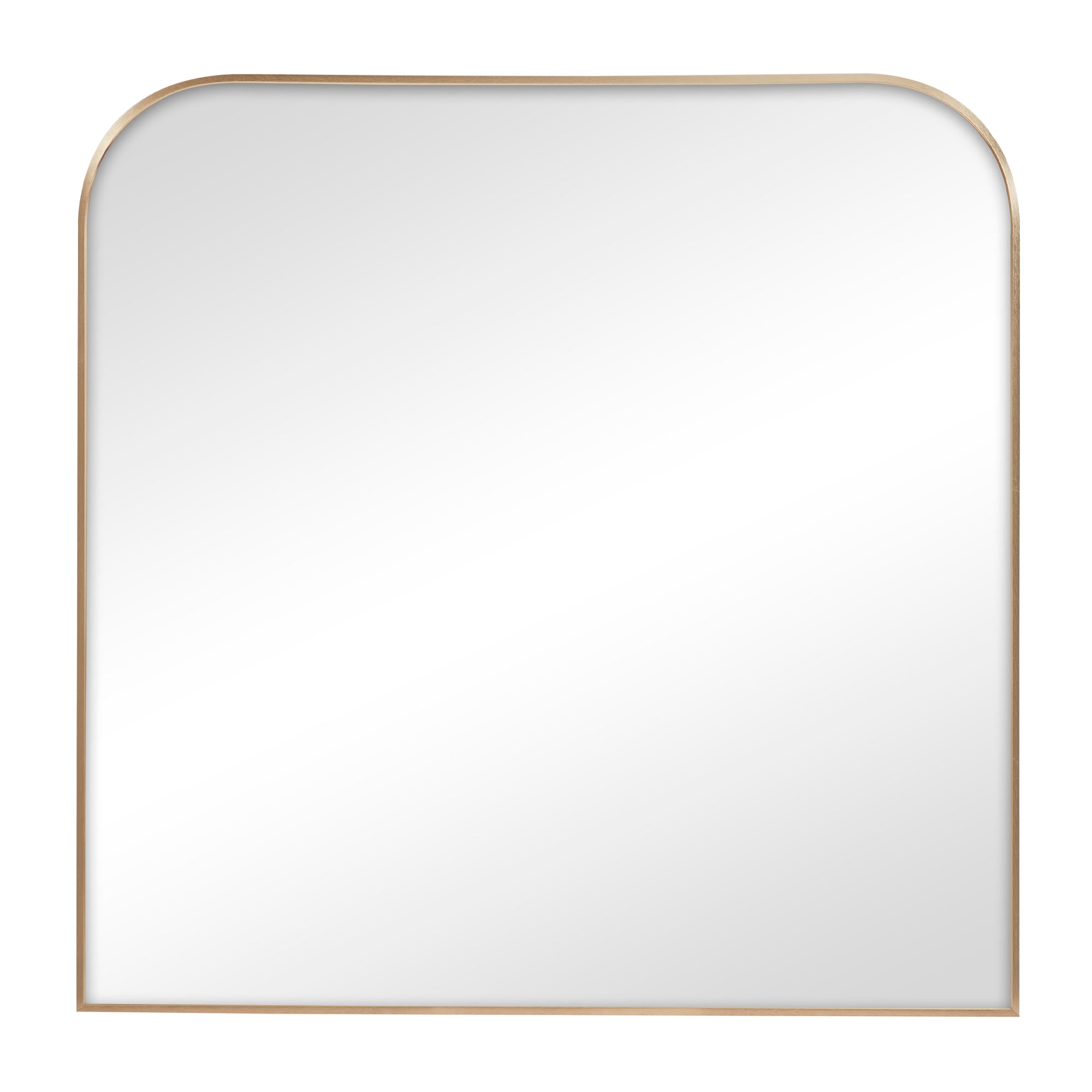 Ivy 90cm Rounded Mirror Gold