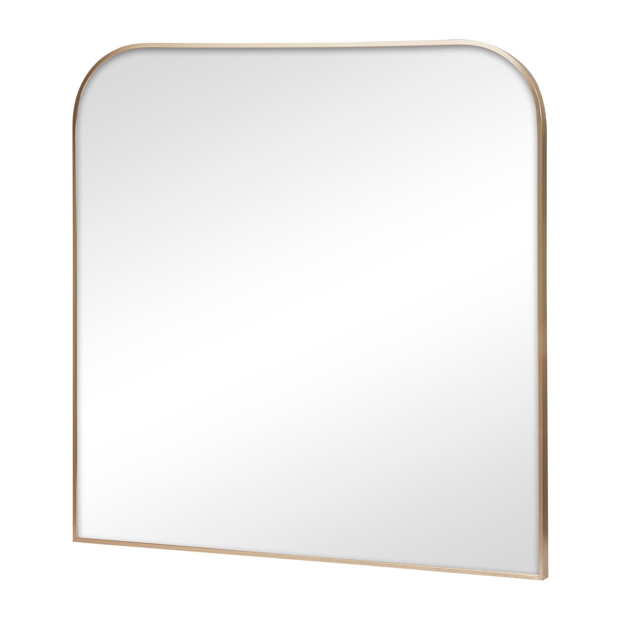 Ivy 90cm Rounded Mirror Gold
