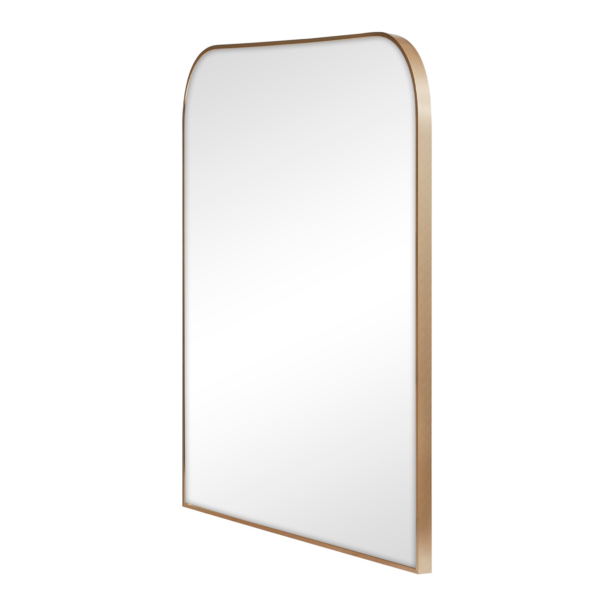 Ivy 90cm Rounded Mirror Gold