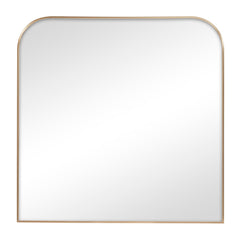 Ivy 90cm Rounded Mirror Gold