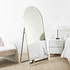 Cindy 160cm Arch Mirror Gold