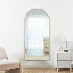 Cindy 160cm Arch Mirror Gold